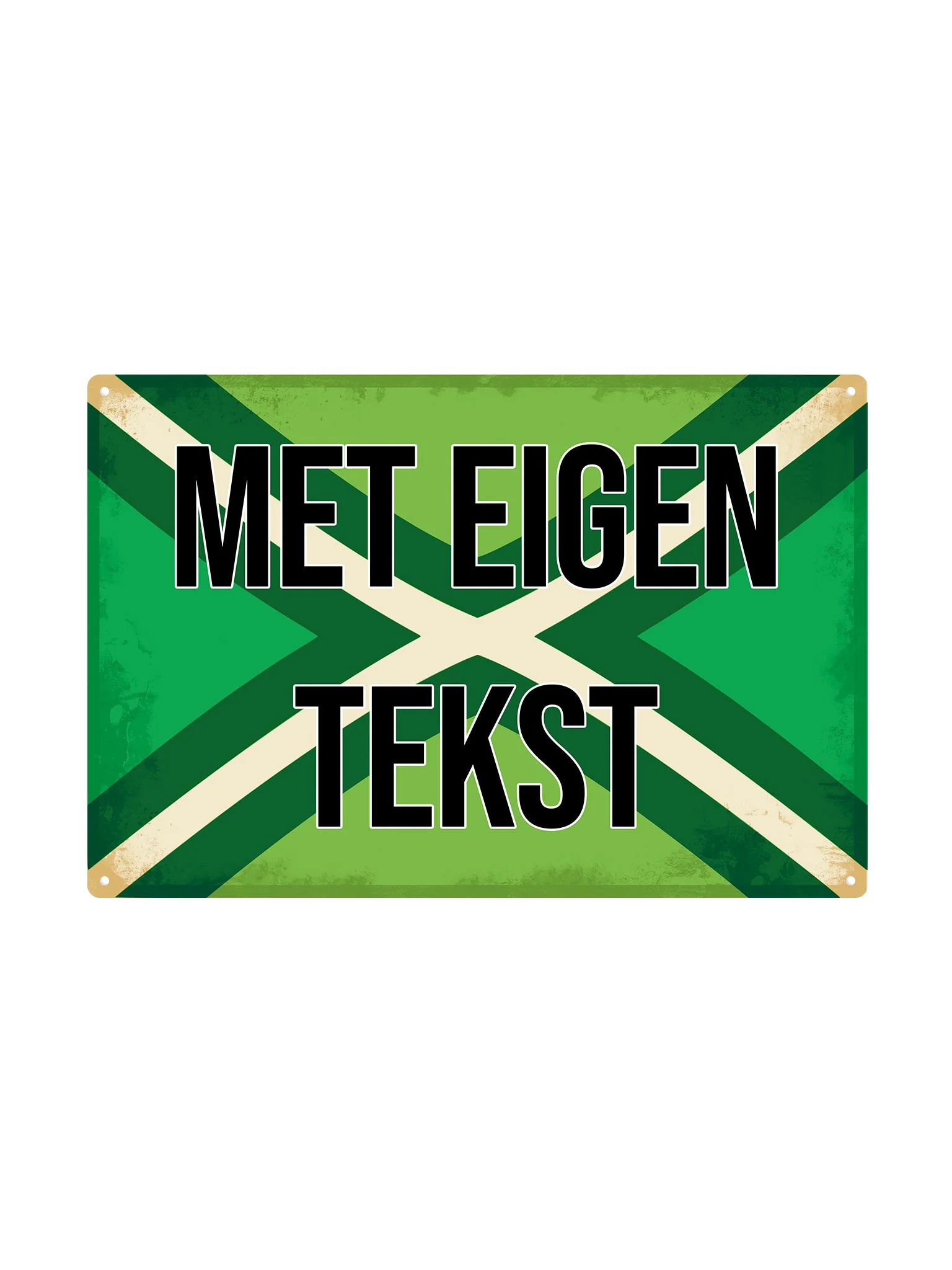 Achterhoekse Vlag met eigen tekst