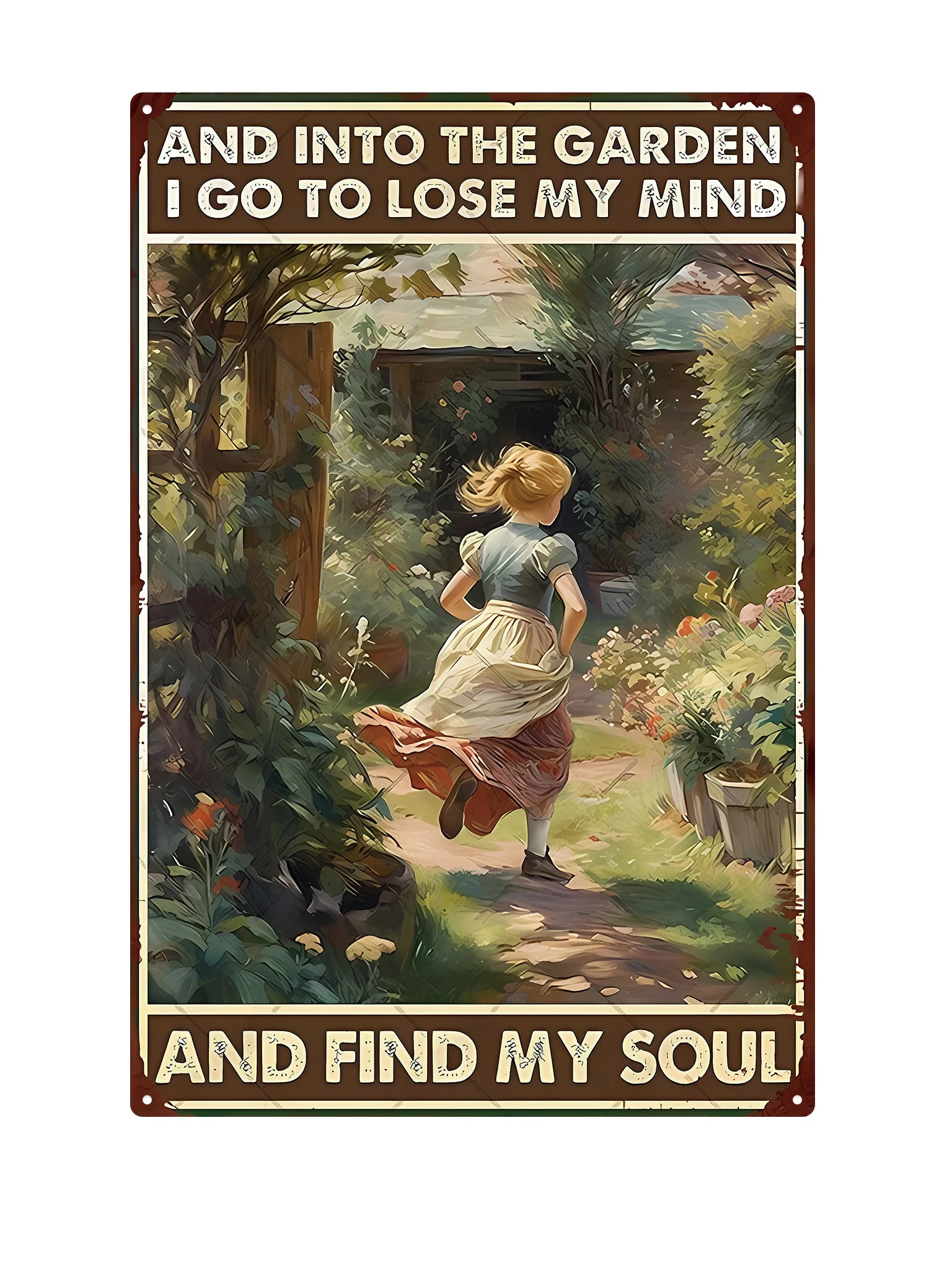 And into the garden I go to lose my mind