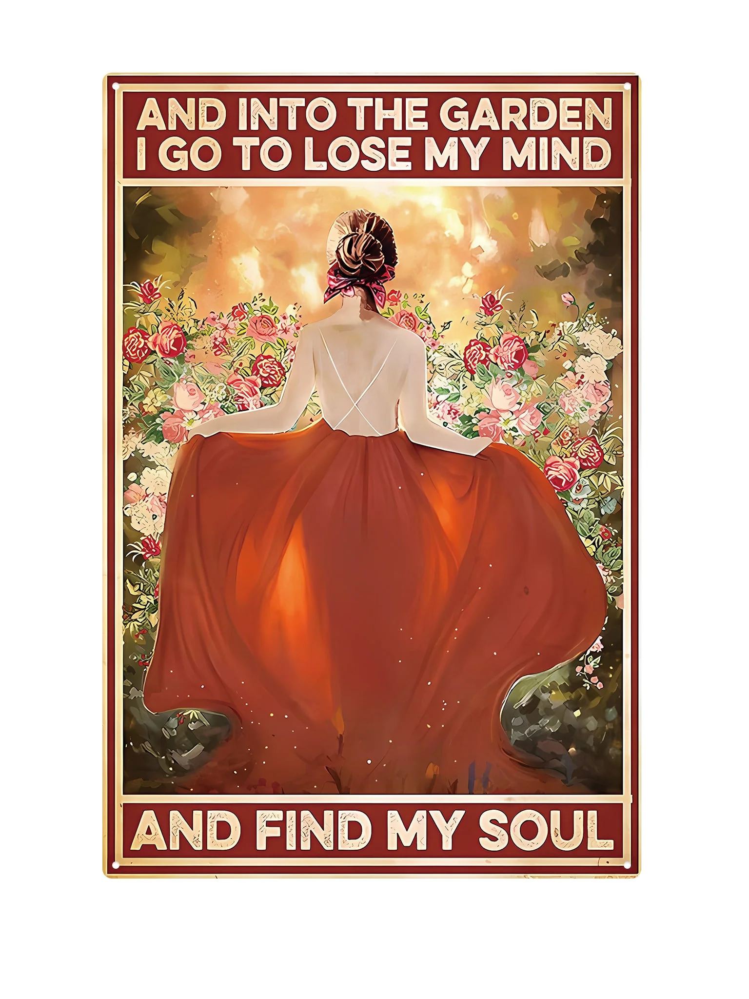 And into the garden I go to lose my mind