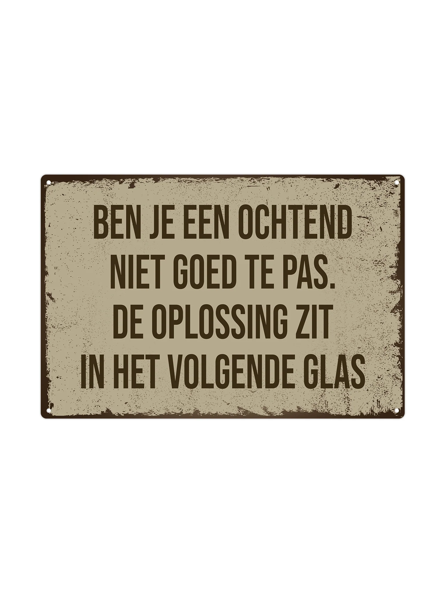 Ben je een ochtend niet goed te pas? De oplossing zit in het volgende glas