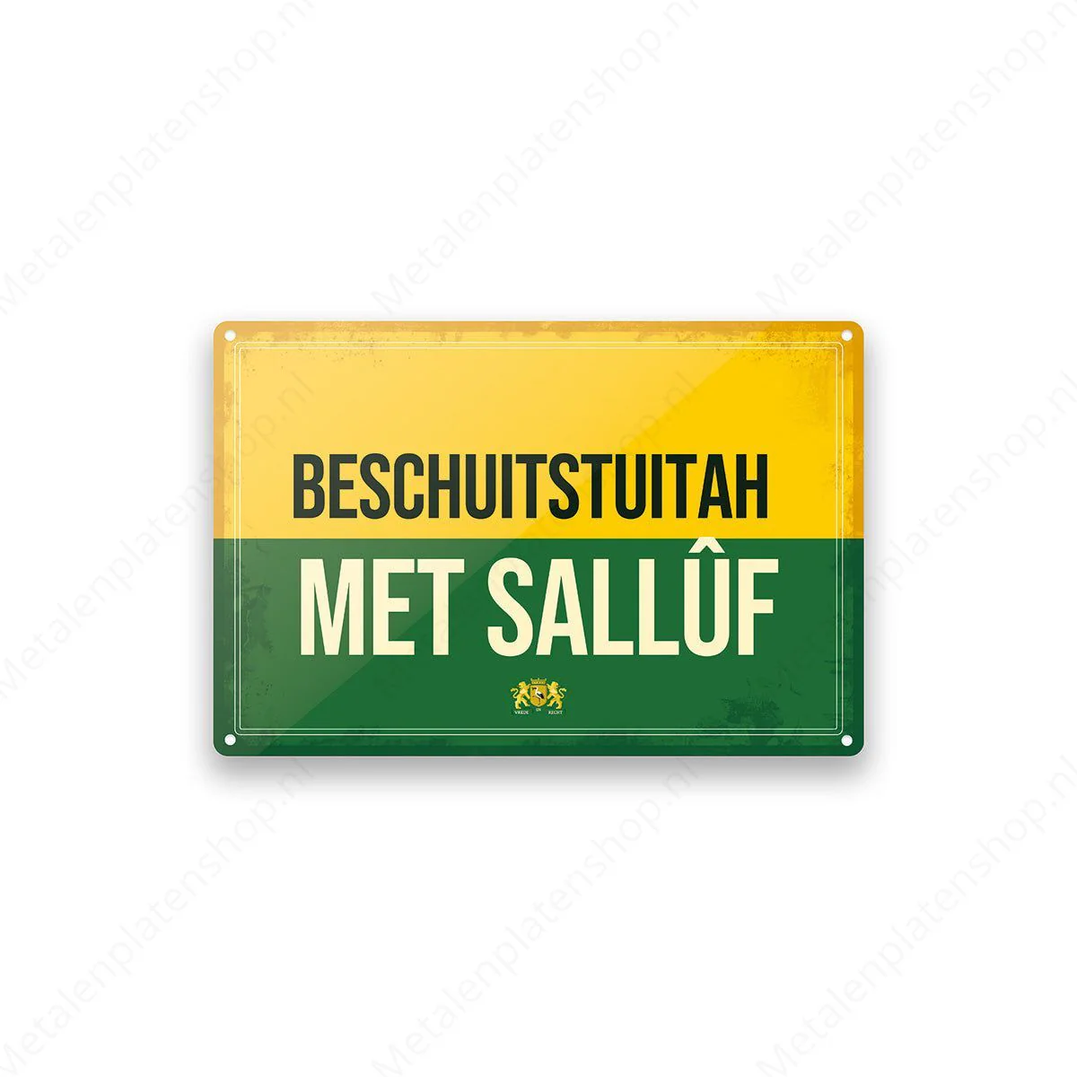 Beschuitstuitah met salluf - Haags Bord - Den Haag