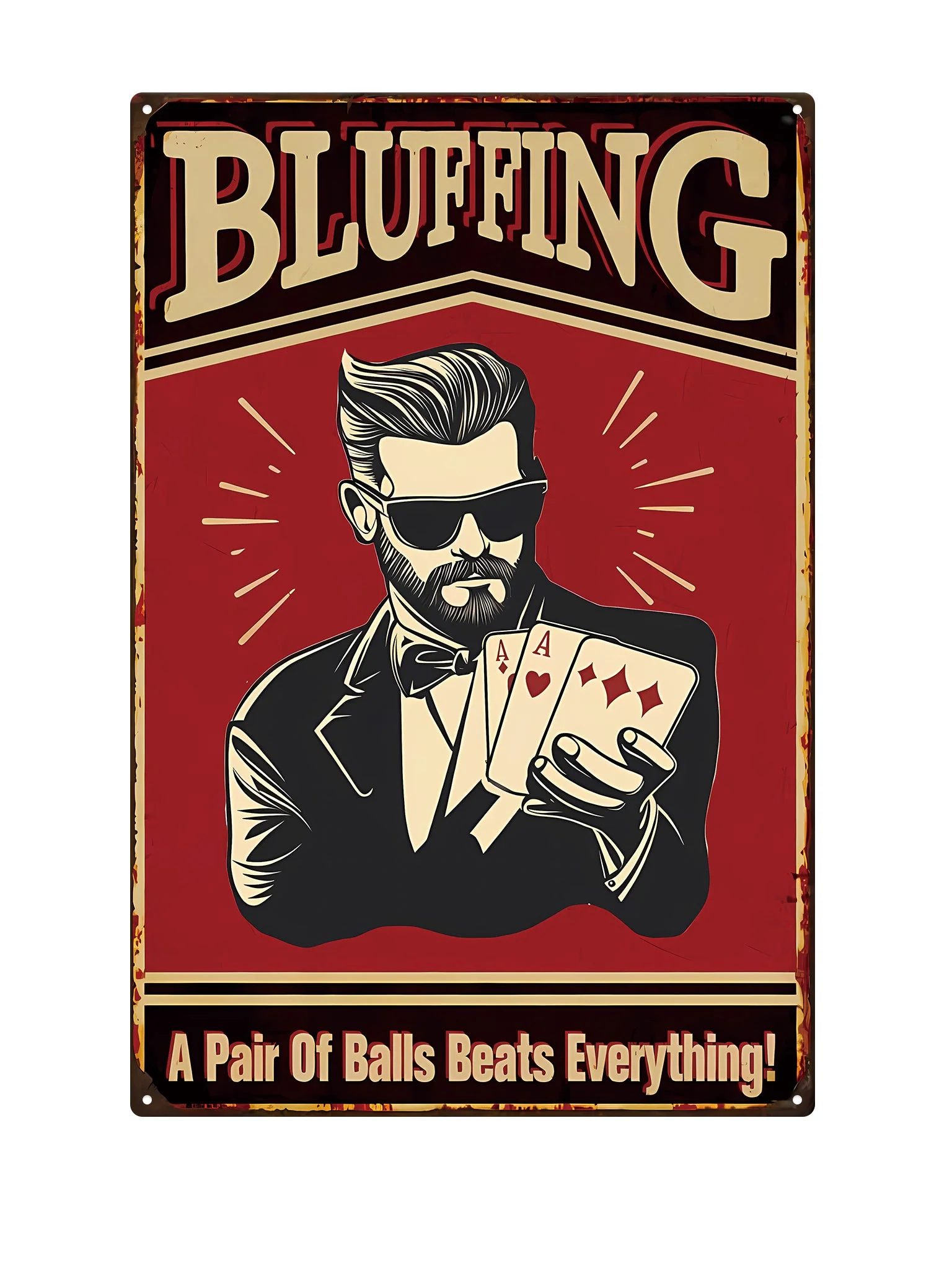 Bluffing - A pair of balls beats everything