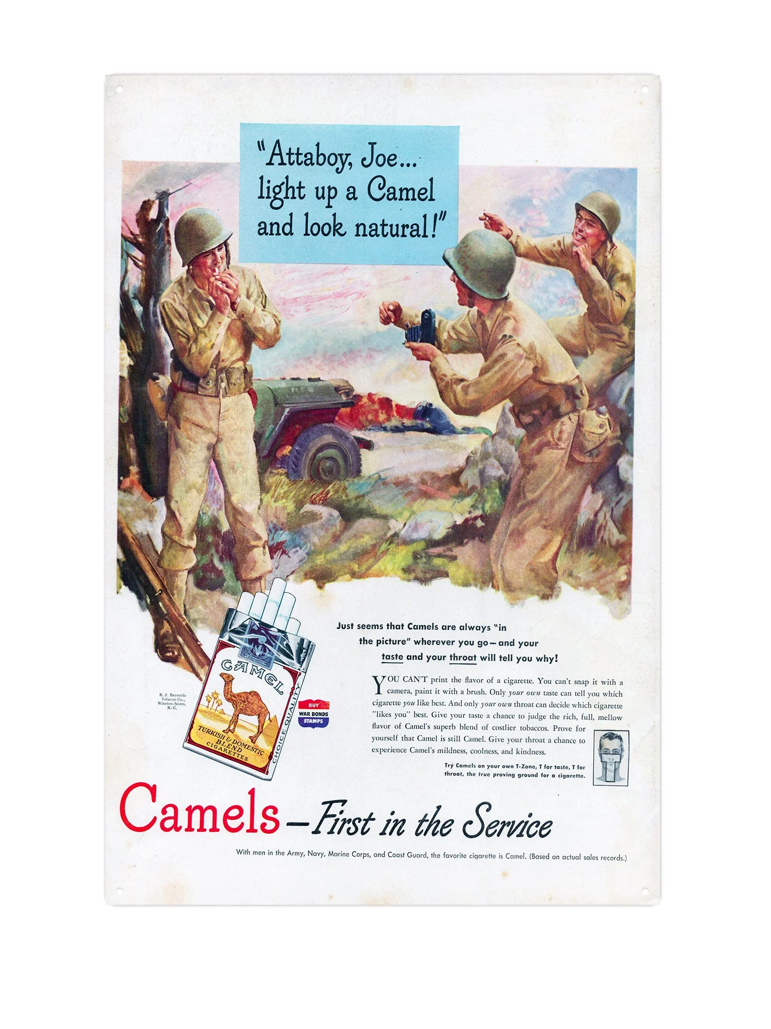 Camels First in the service