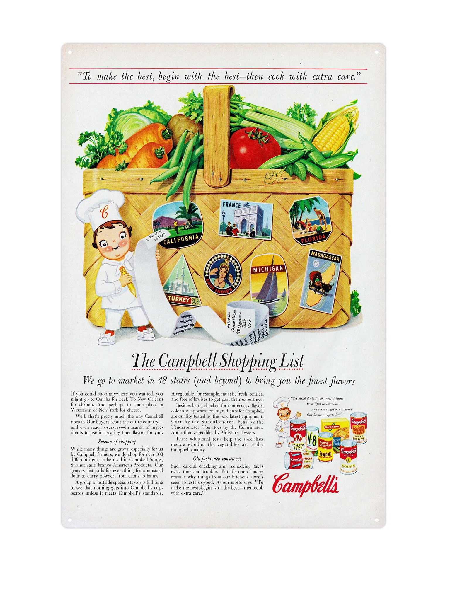Campells shopping list