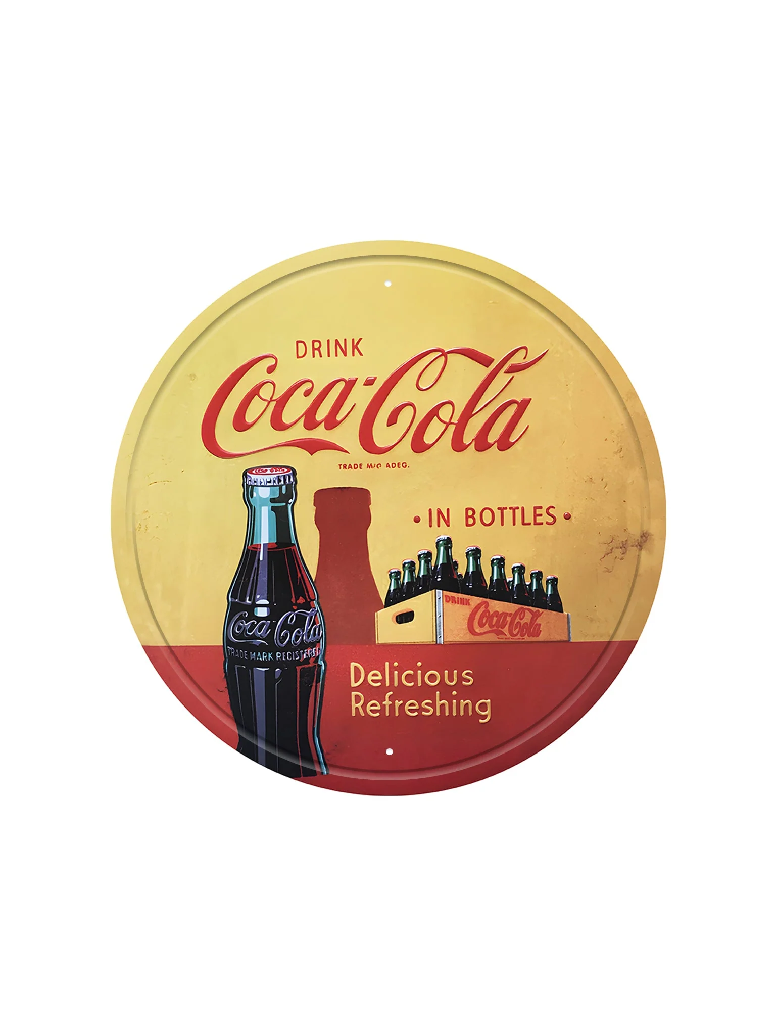 Coca cola in bottles