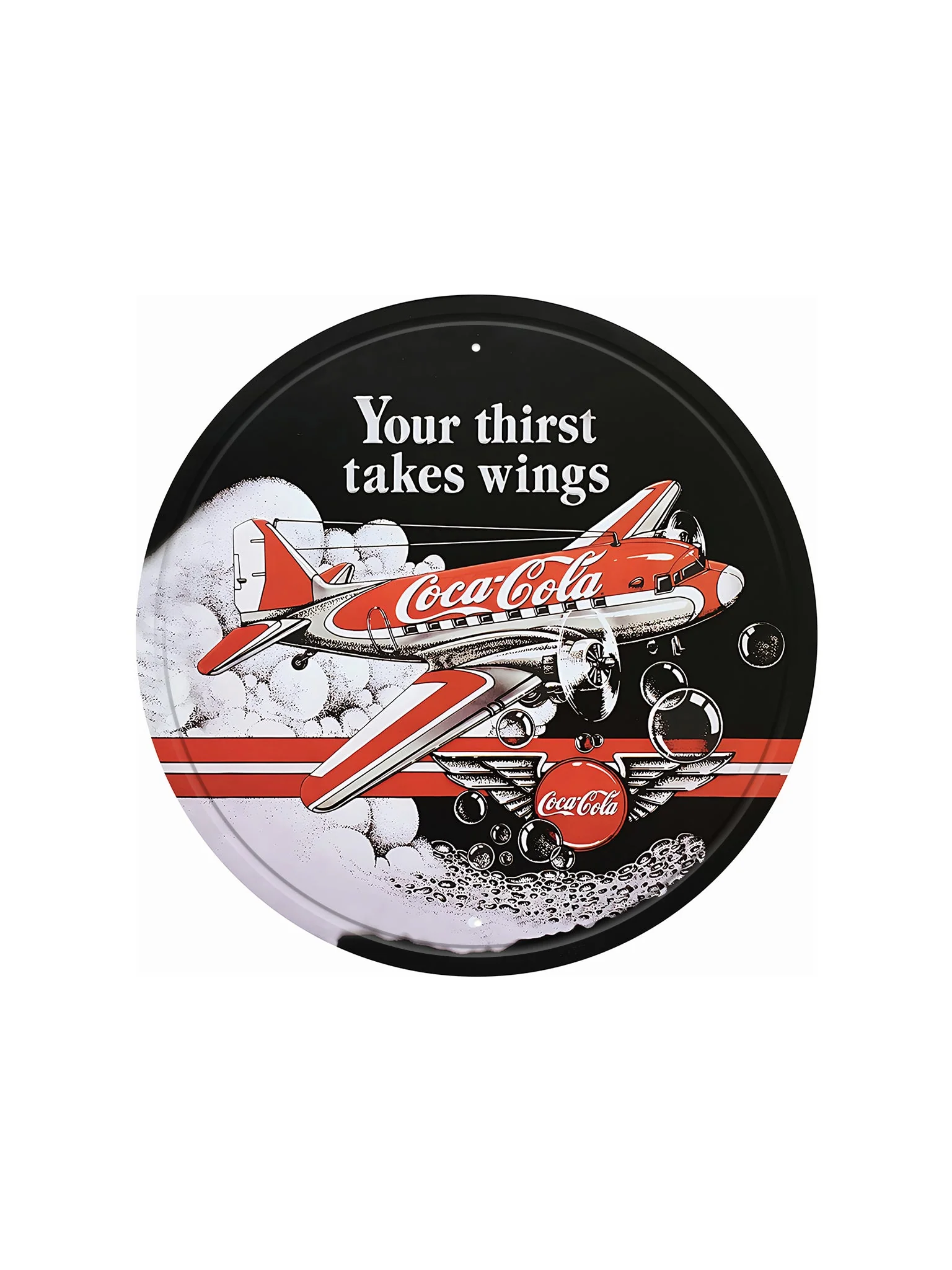 Coca cola your thirst takes wings