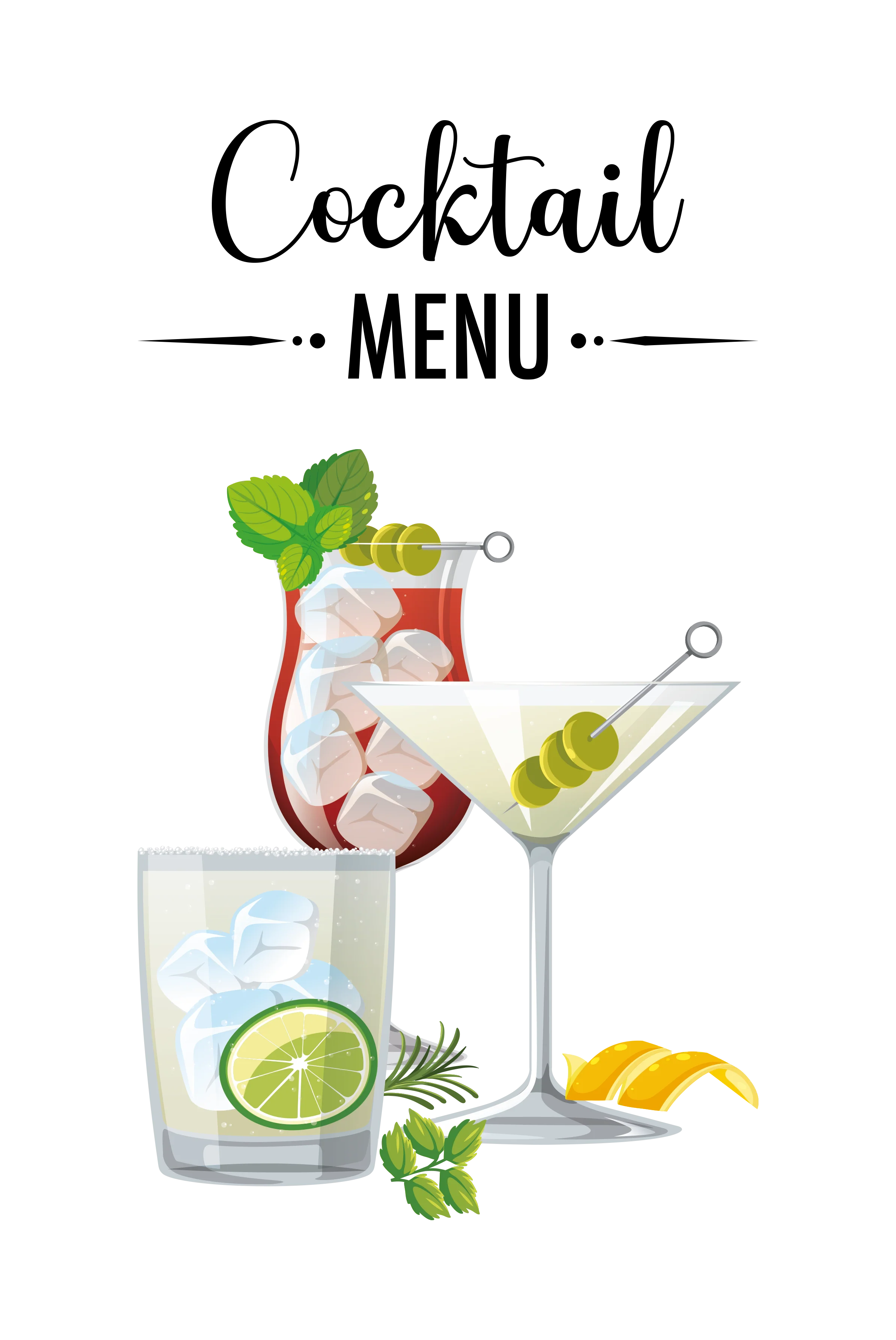 Cocktail menu - Cafe bord - Image 4