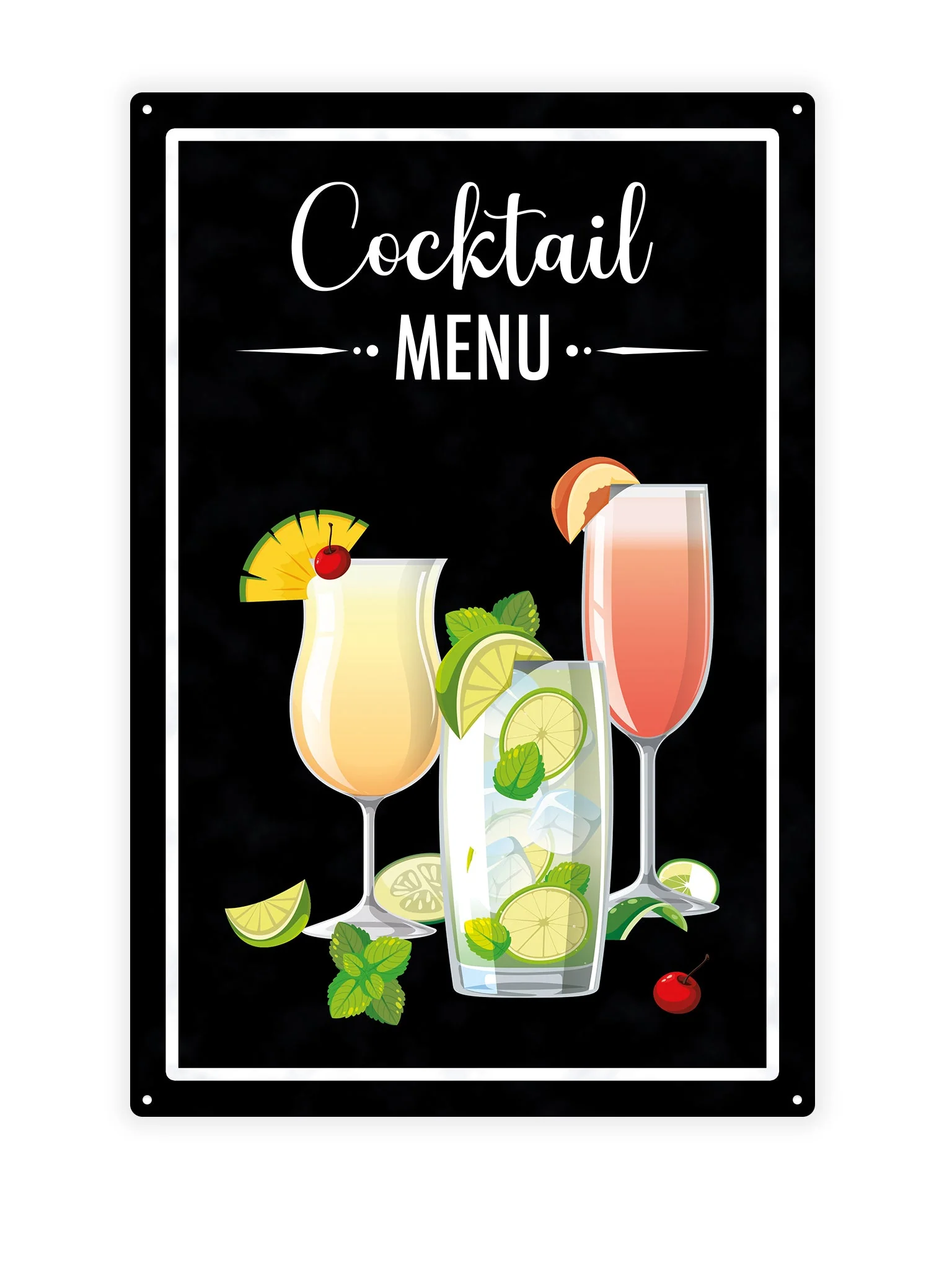Cocktail menu twee - Cafe bord - Image 2