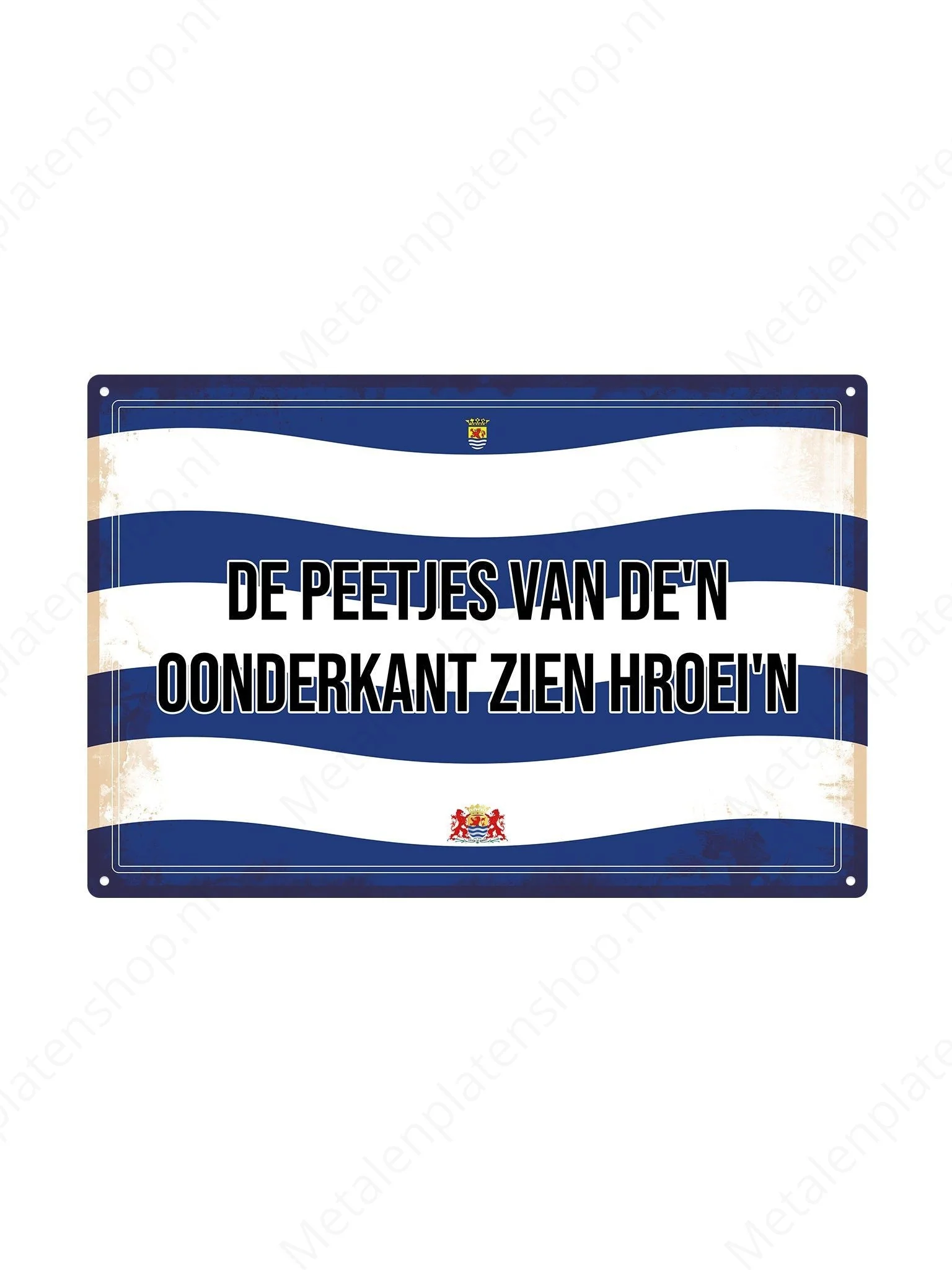 De peetjes van de'n oonderkant zien hroei'n - Zeeuwse Teksten - Zeeland