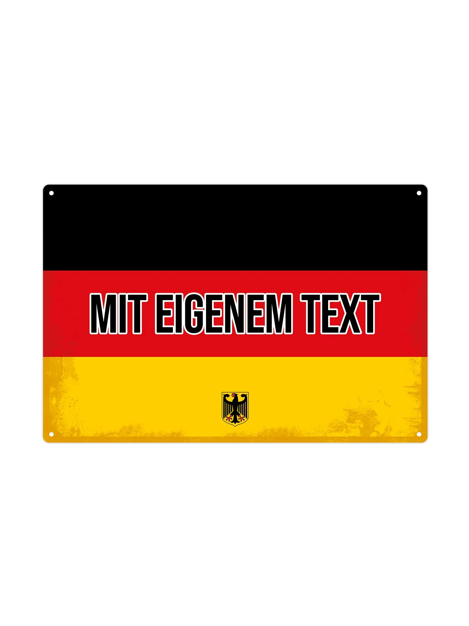 Deutschland - Mit eigenem Text