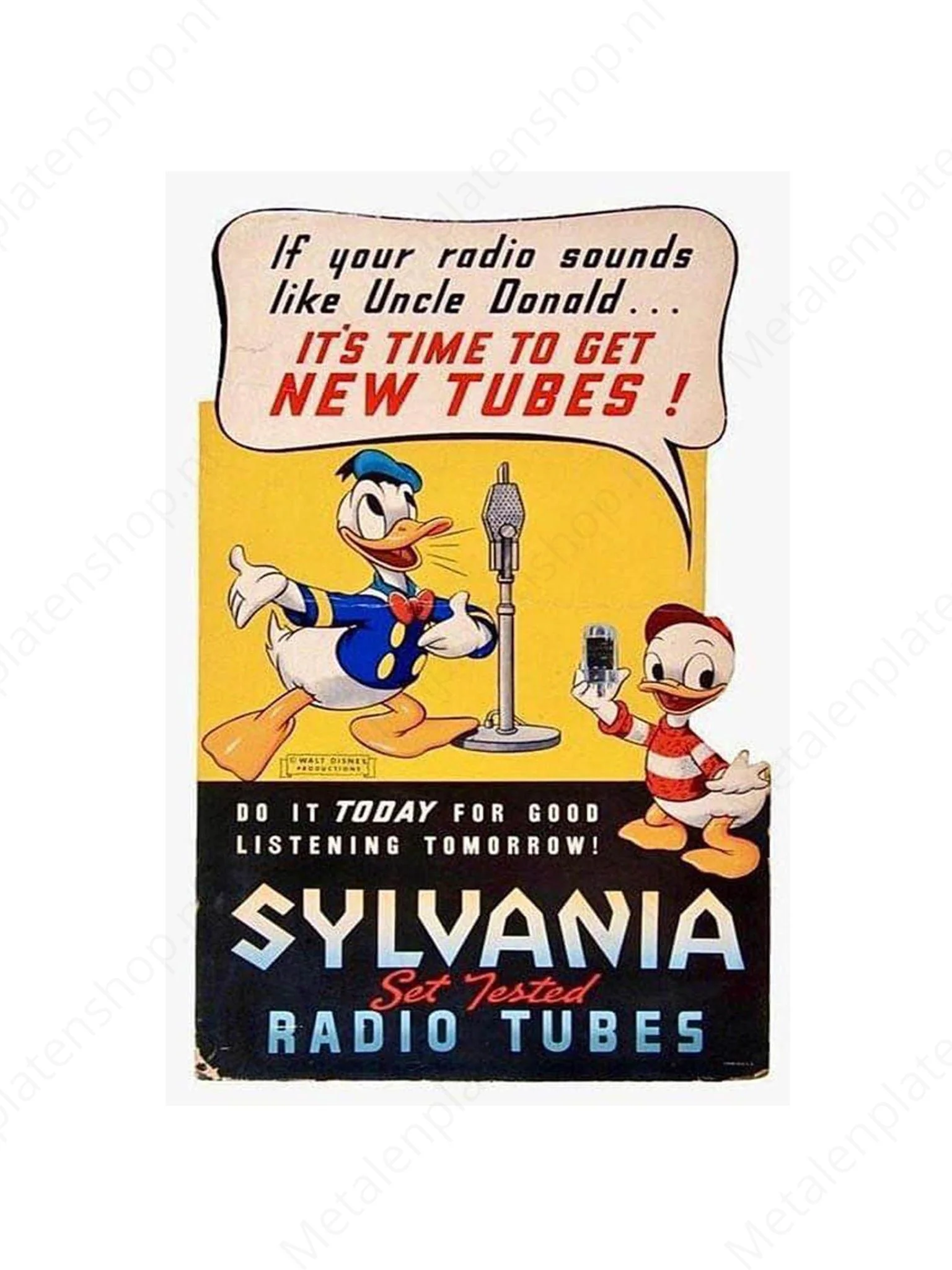 Duck - If you radio sounds like Uncle Donald Its time for new Tubes