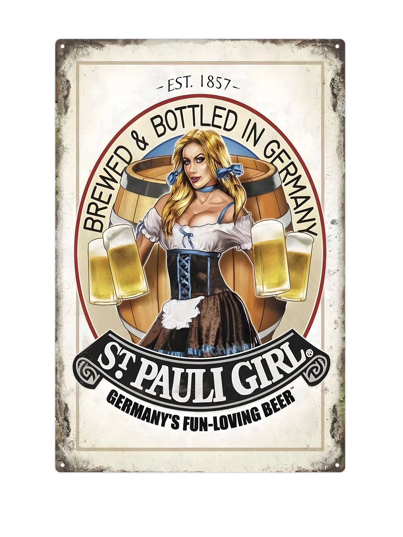Germany's Fun Loving Beer st. Pauli Girl