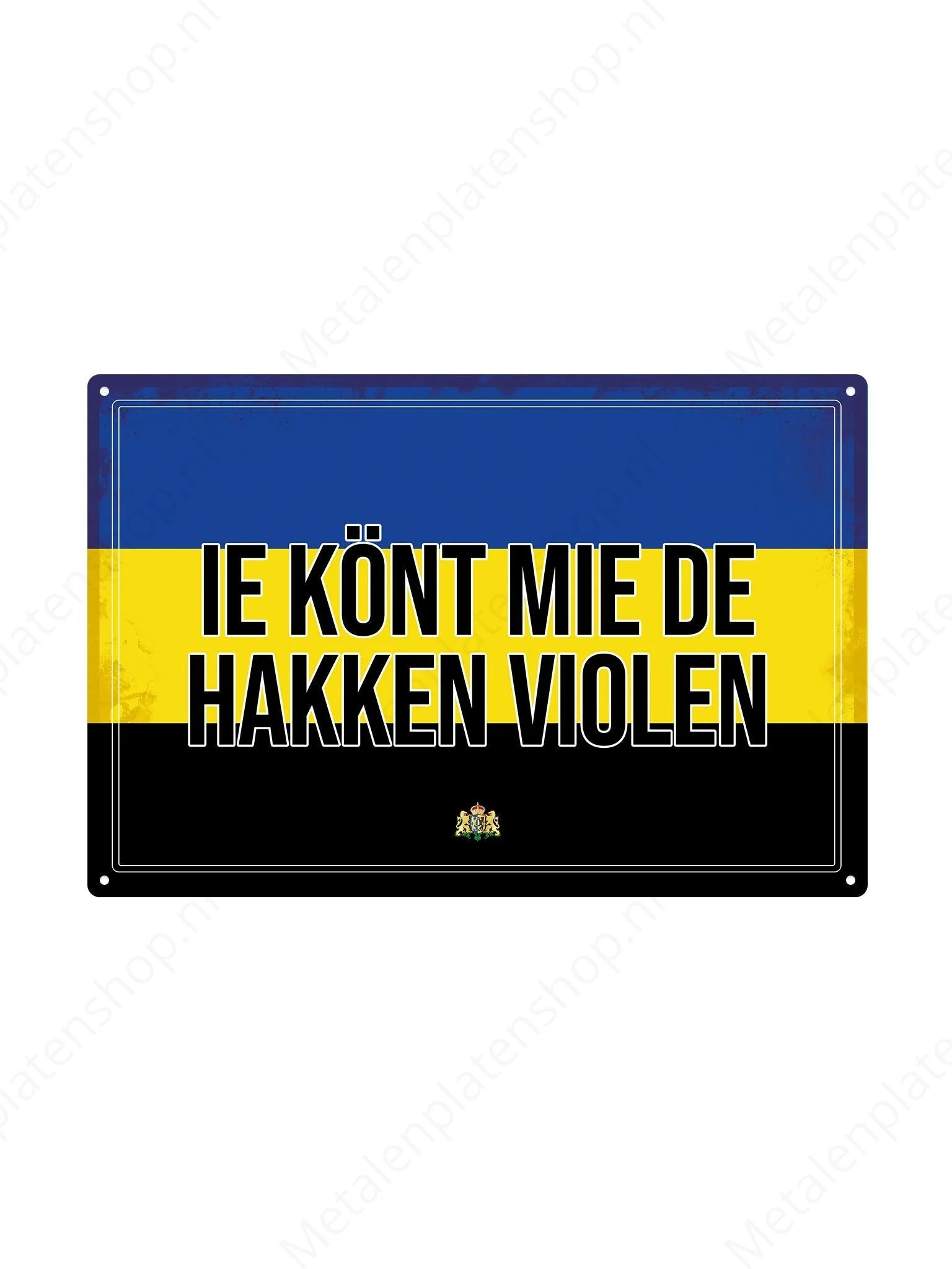 Ie könt mie de hakken violen - Gelderlandse Teksten