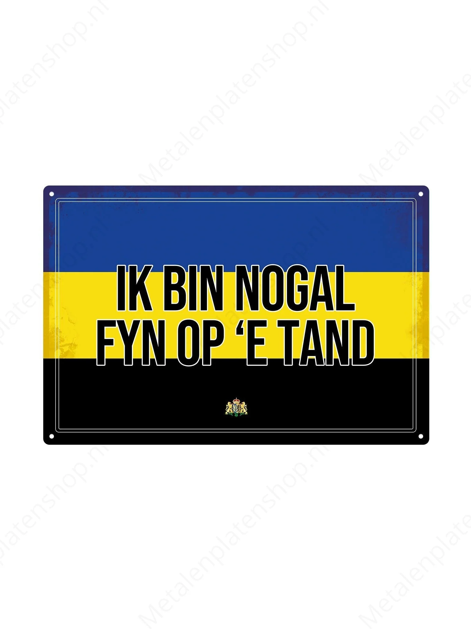 Ik bin nogal fyn op é tand - Gelderlandse Teksten