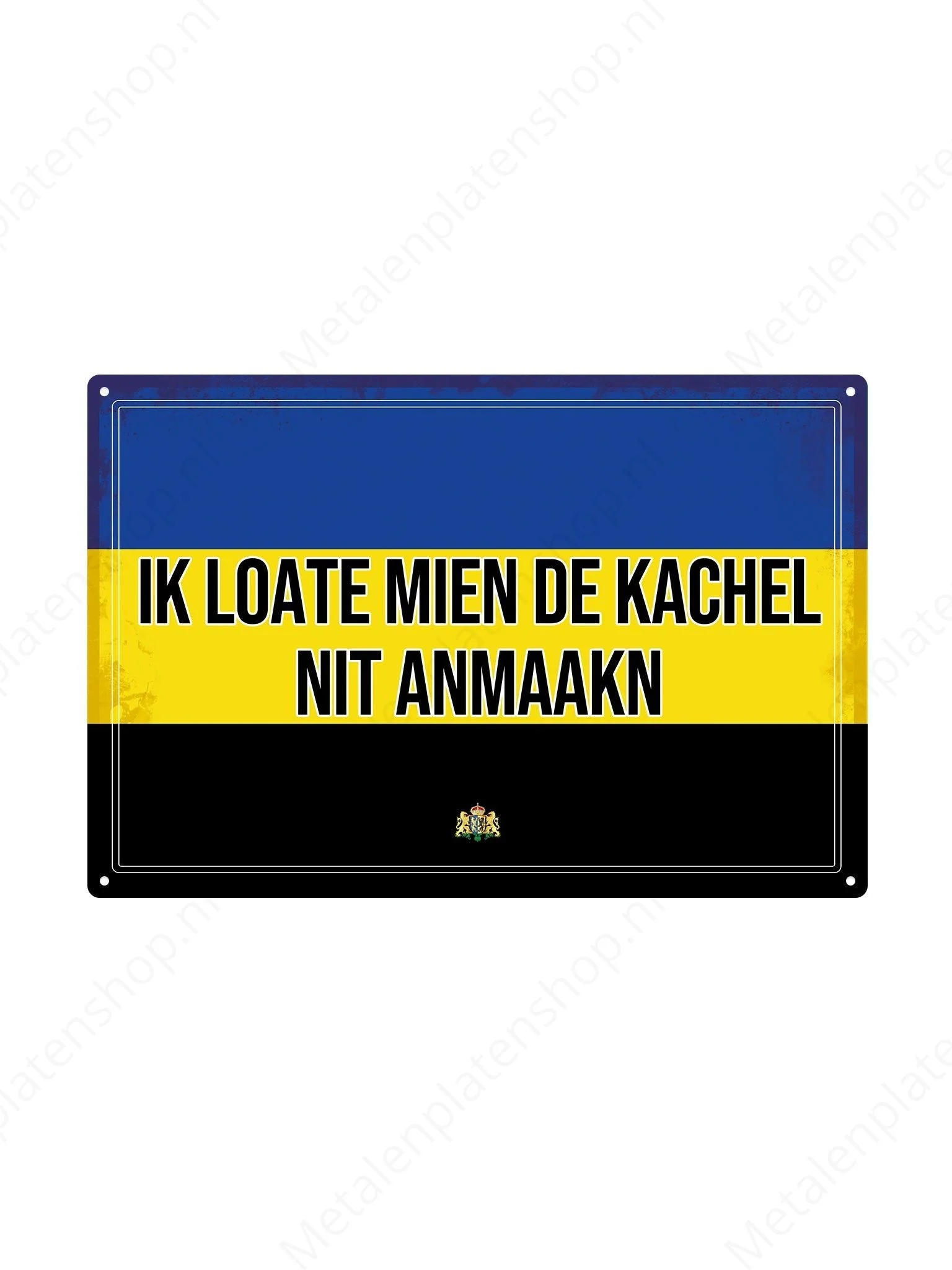 Ik loate mien de kachel nit anmaakn - Gelderlandse Teksten