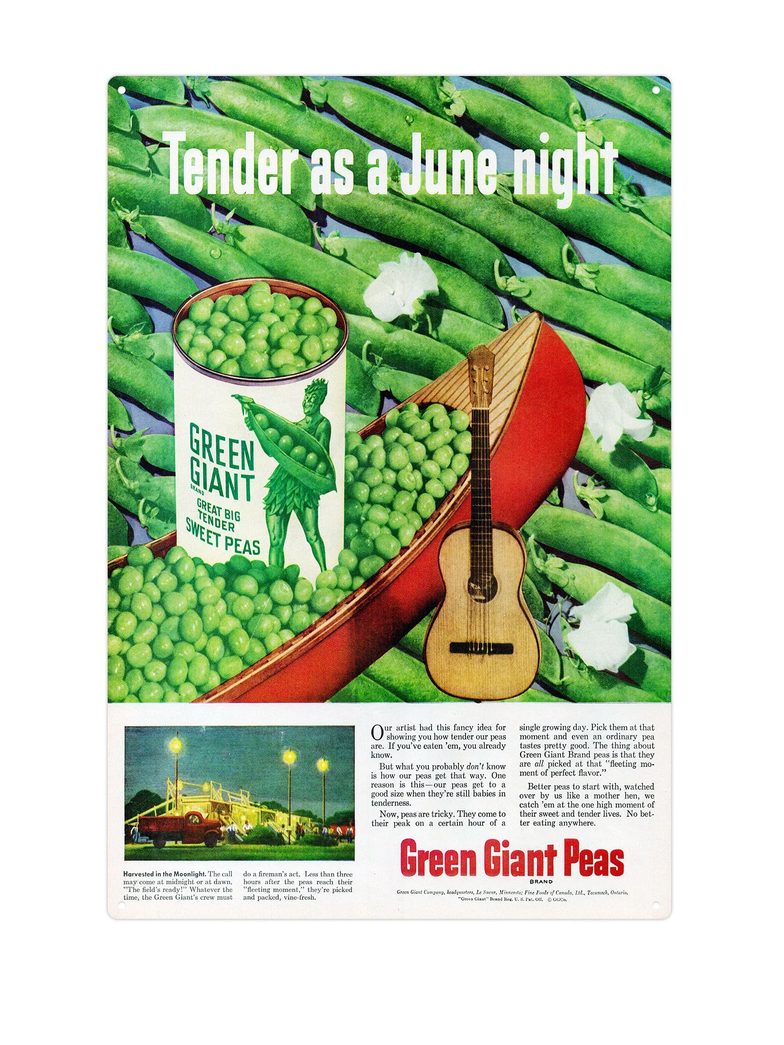 Green giant peas