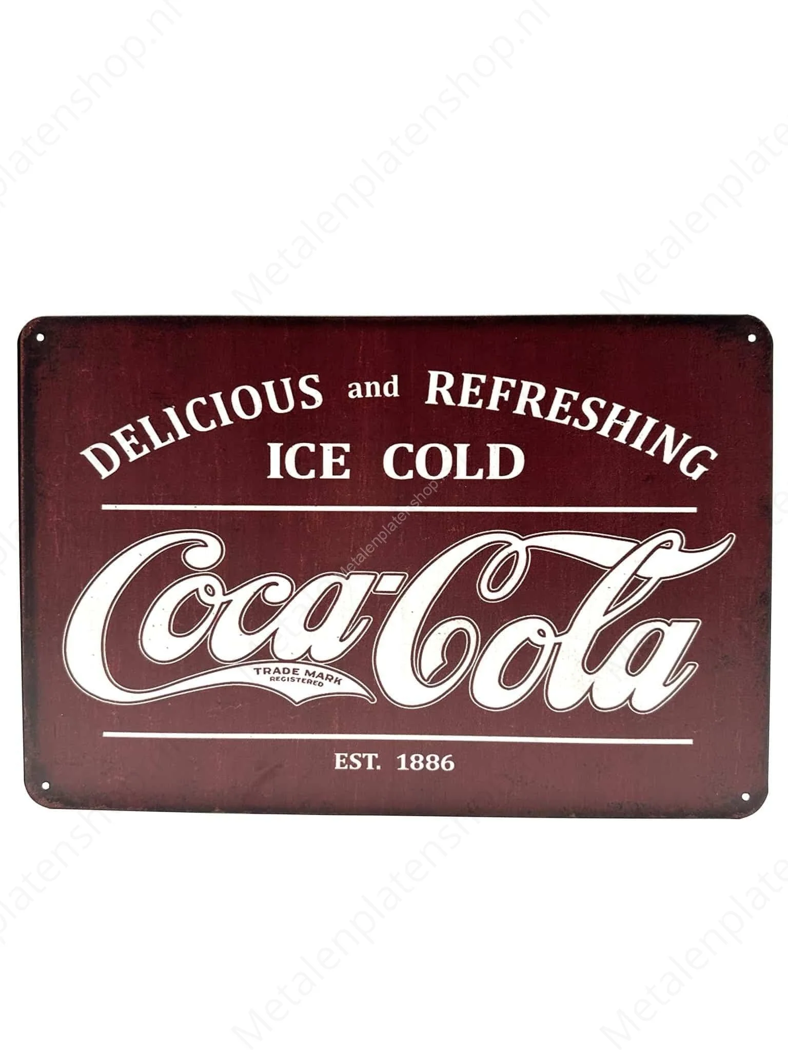 Coca Cola - Vintage - Delicious and Refreshing - Ice Cold