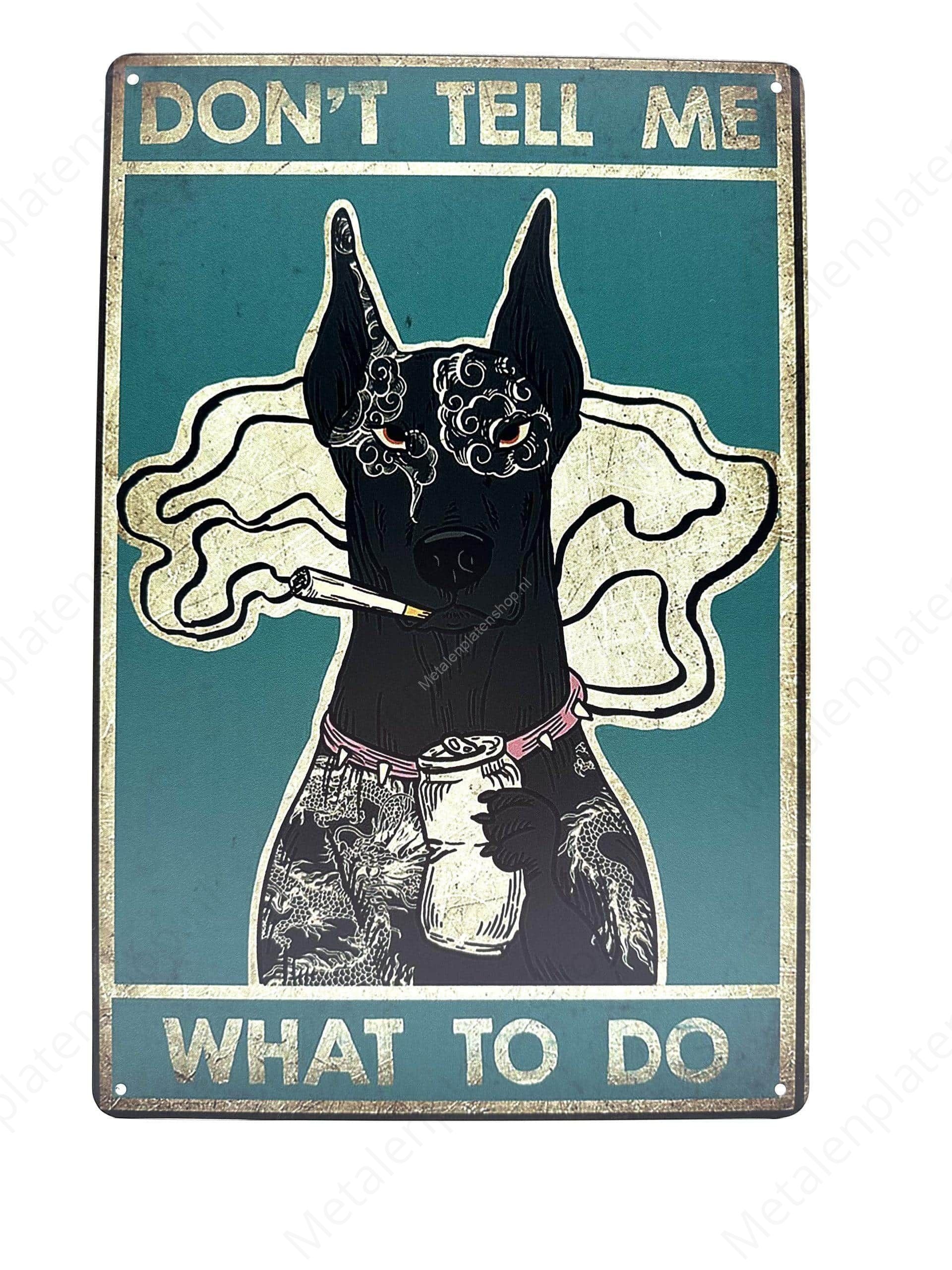 Don't tell me what to do