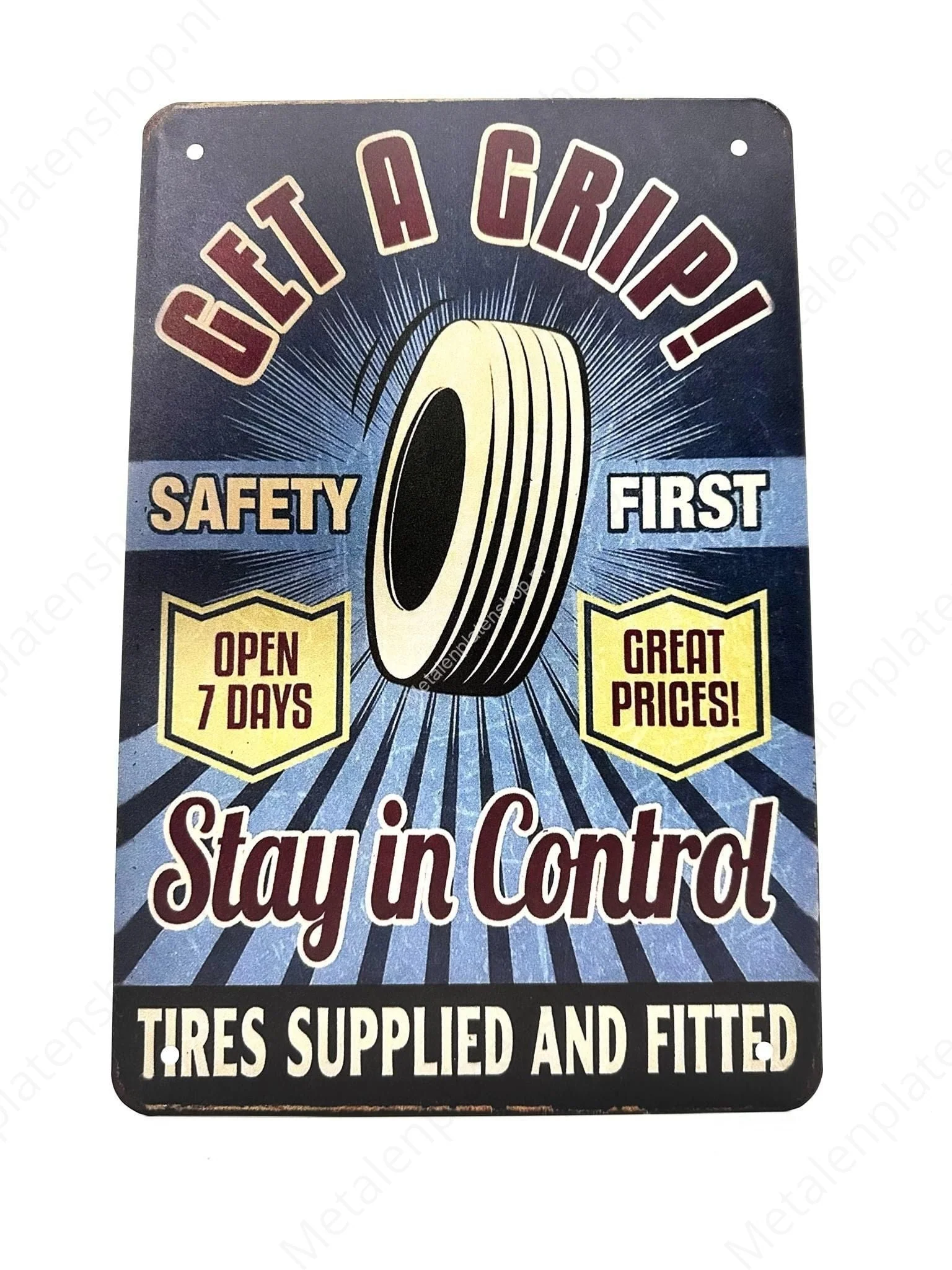 Get a grip - Safety First - Stay in Control - Banden