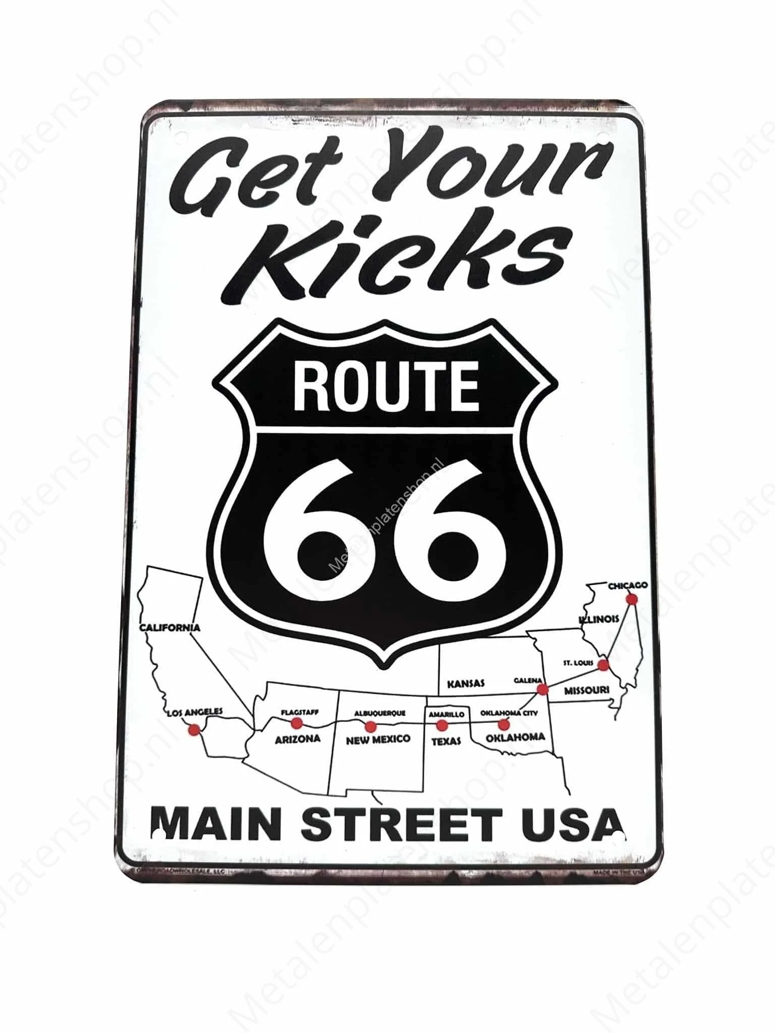 Get Your Kicks on Route 66 - Main Street USA