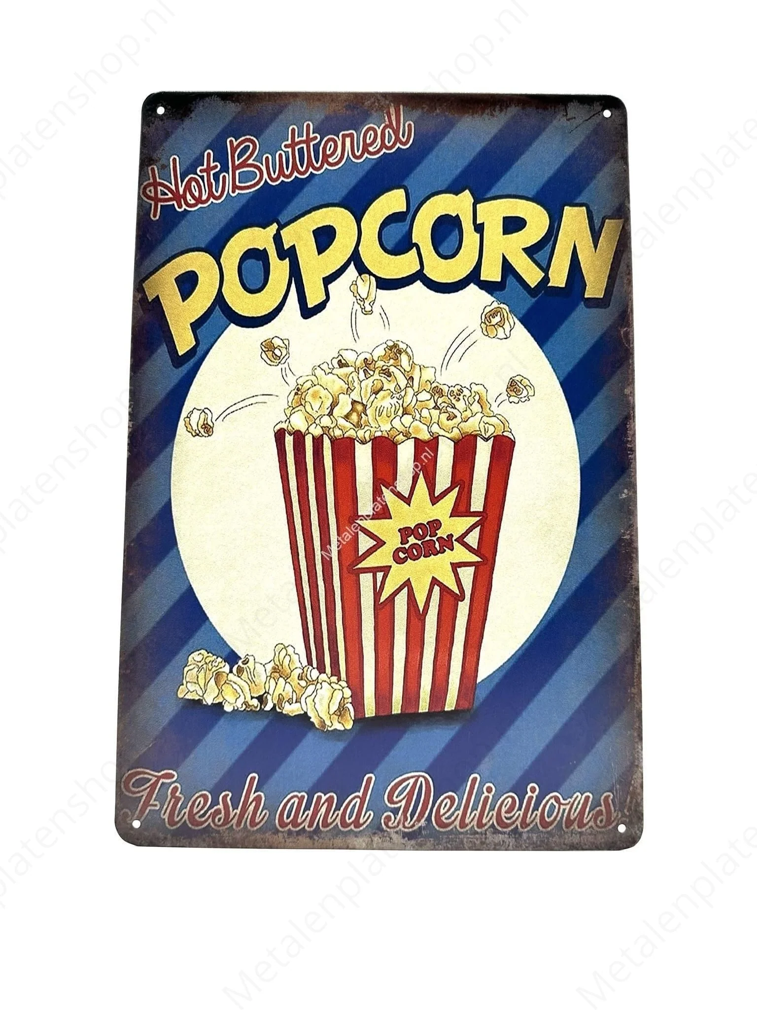 Hot Buttered Popcorn - Fresh and Delicious
