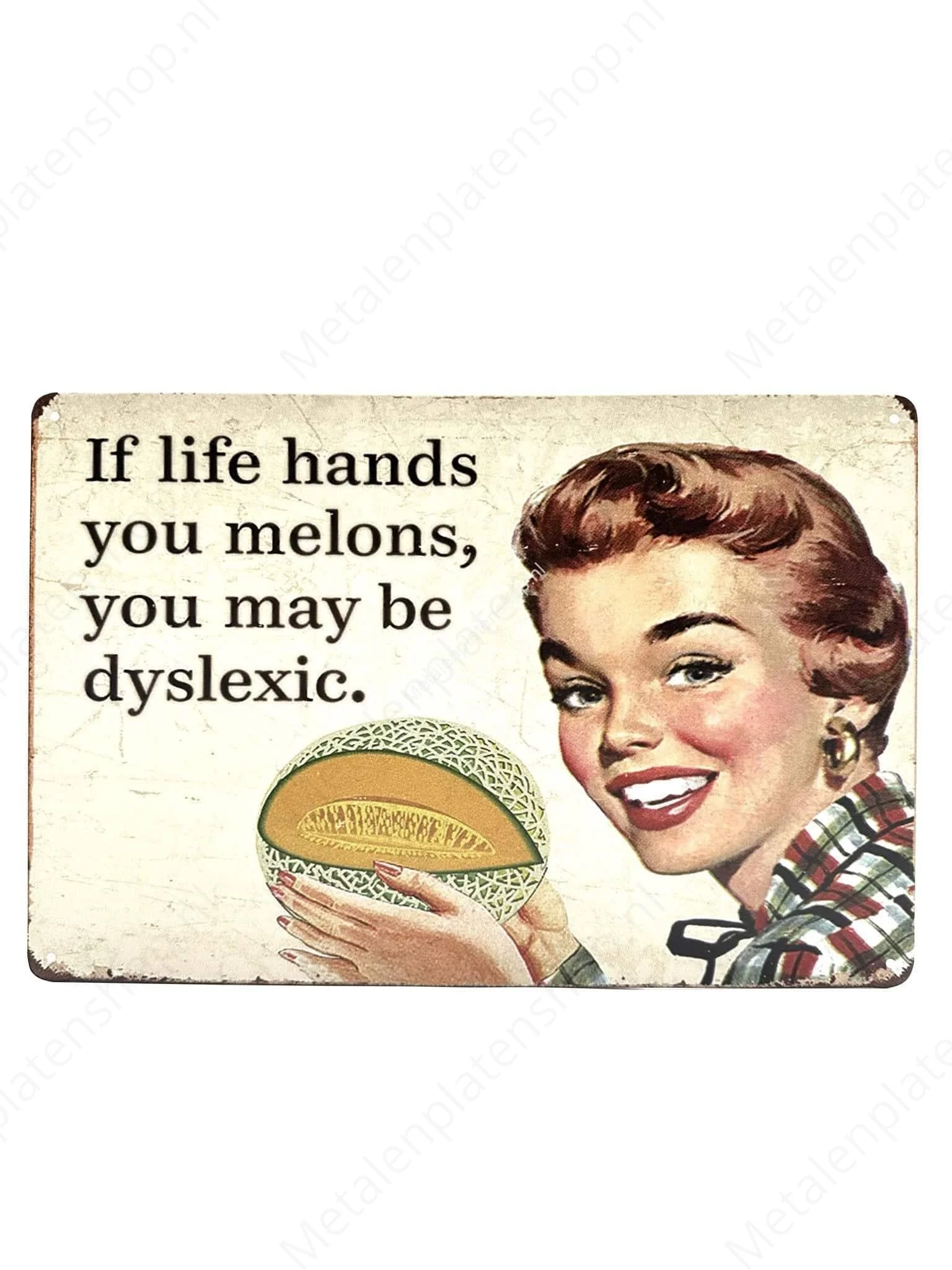 If life hands you melons, you may be dyslexic