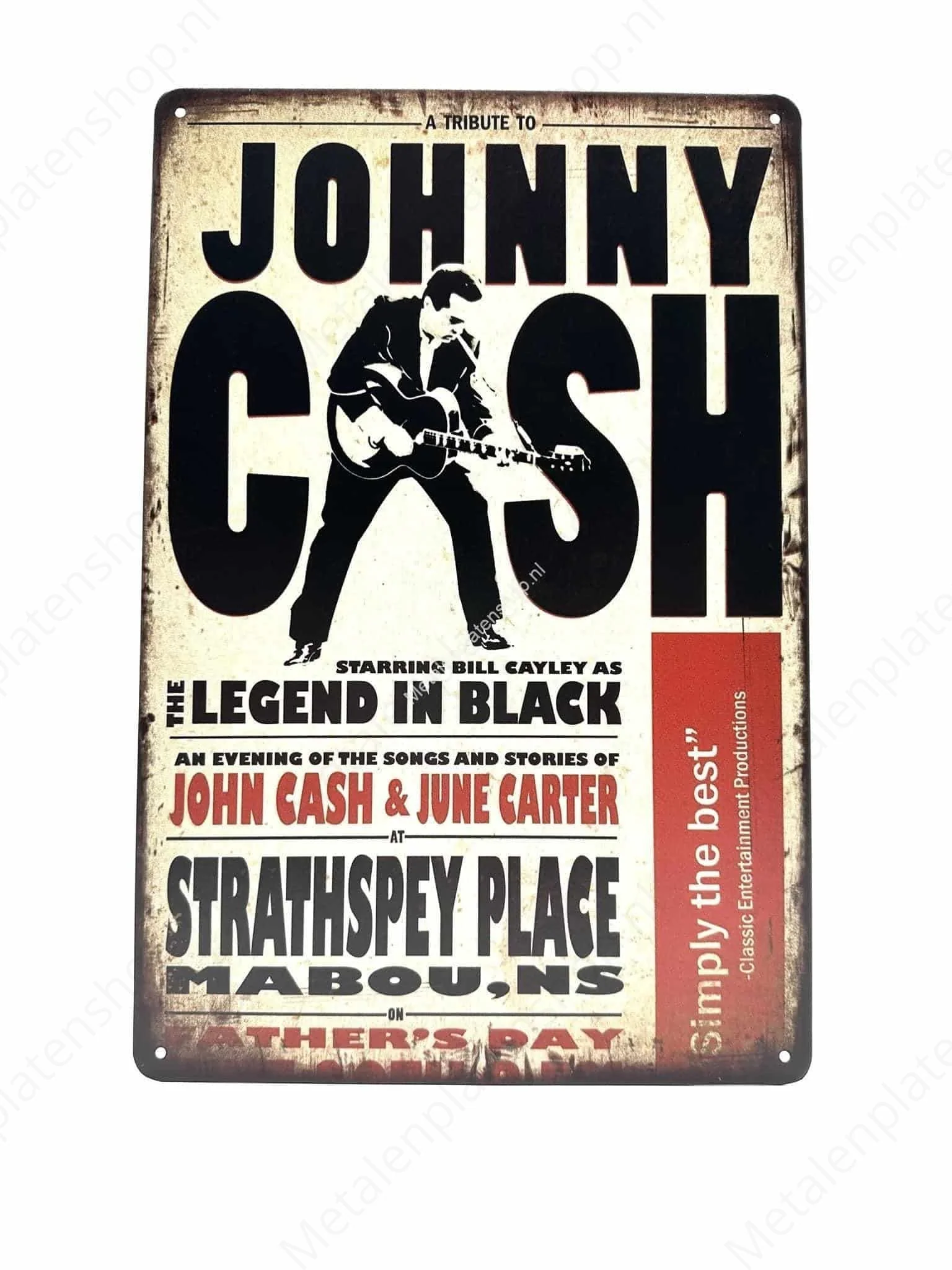 Johnny Cash - The Legend in Black - Poster