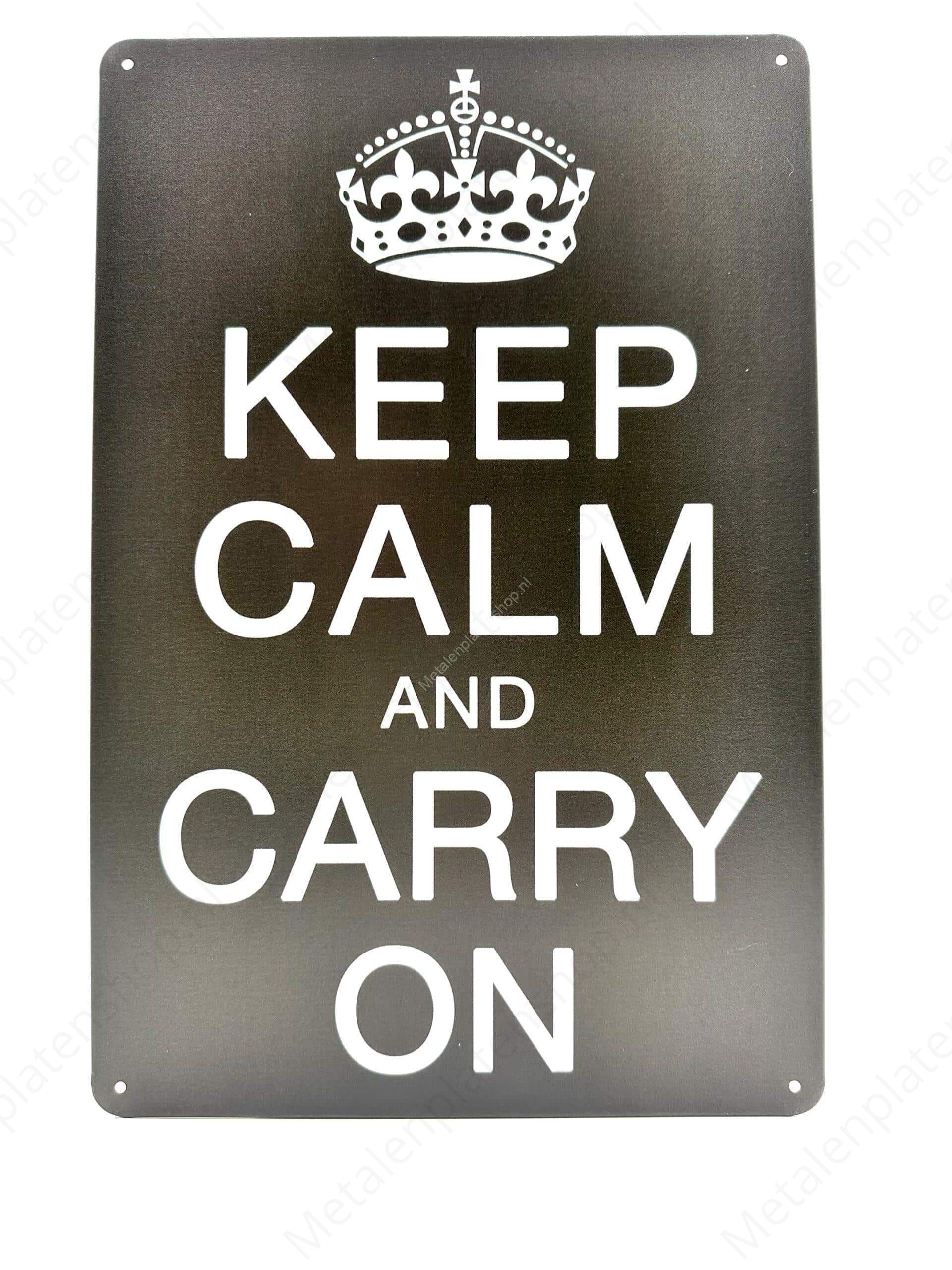 Keep Calm and Carry On