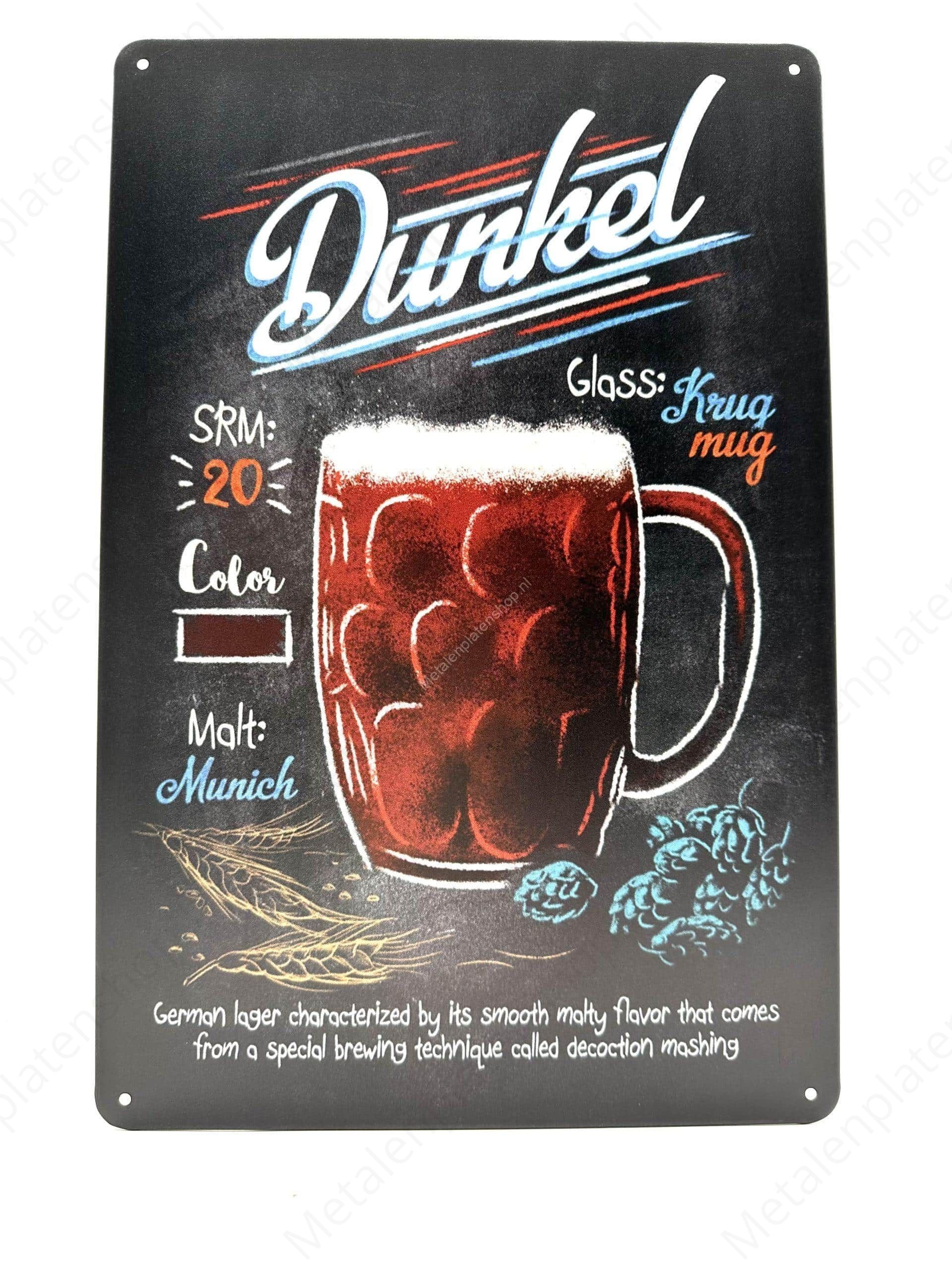 Krijtbord - Cocktail - Dunkel
