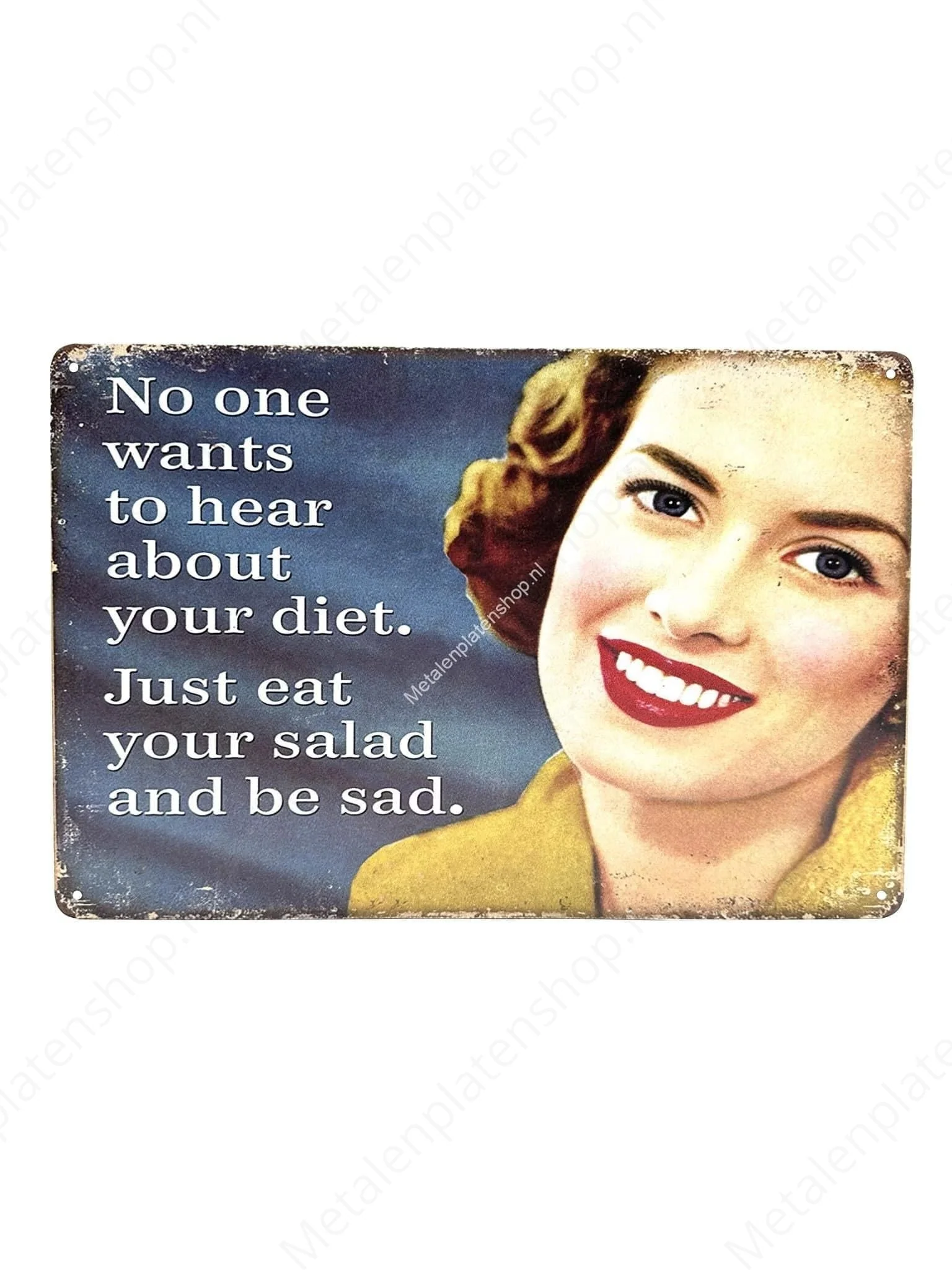 No one wants to hear about your diet. Just eat your salad and be sad.