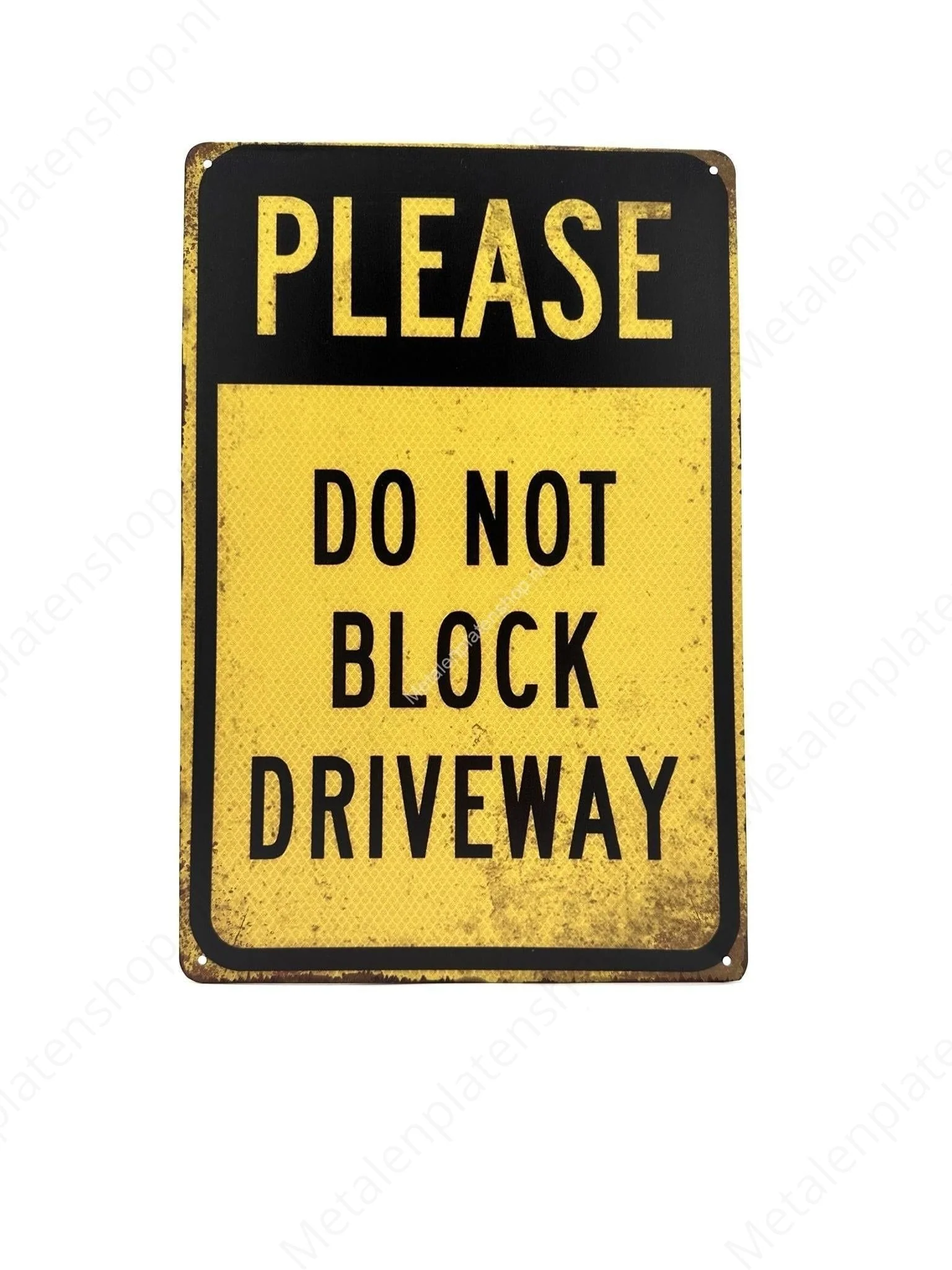 Please Do Not Block Driveway
