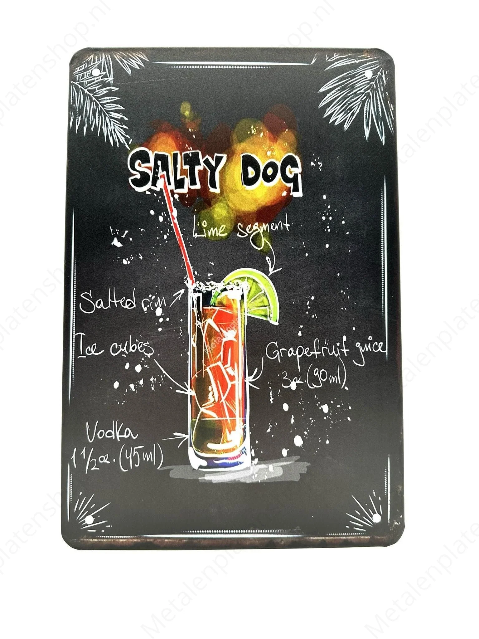 Salty Dog - Cocktailbord