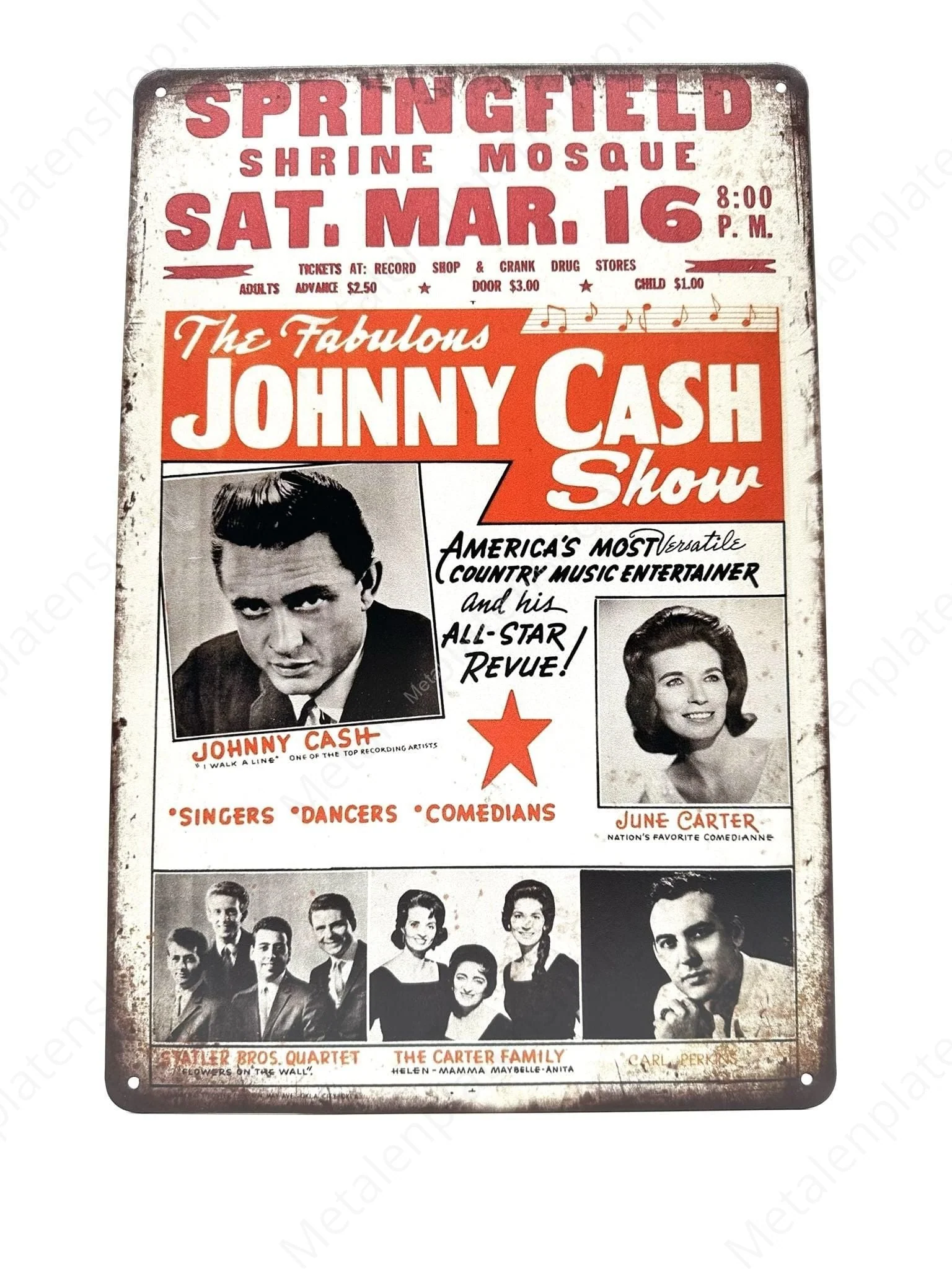 The fabulous Johnny Cash show