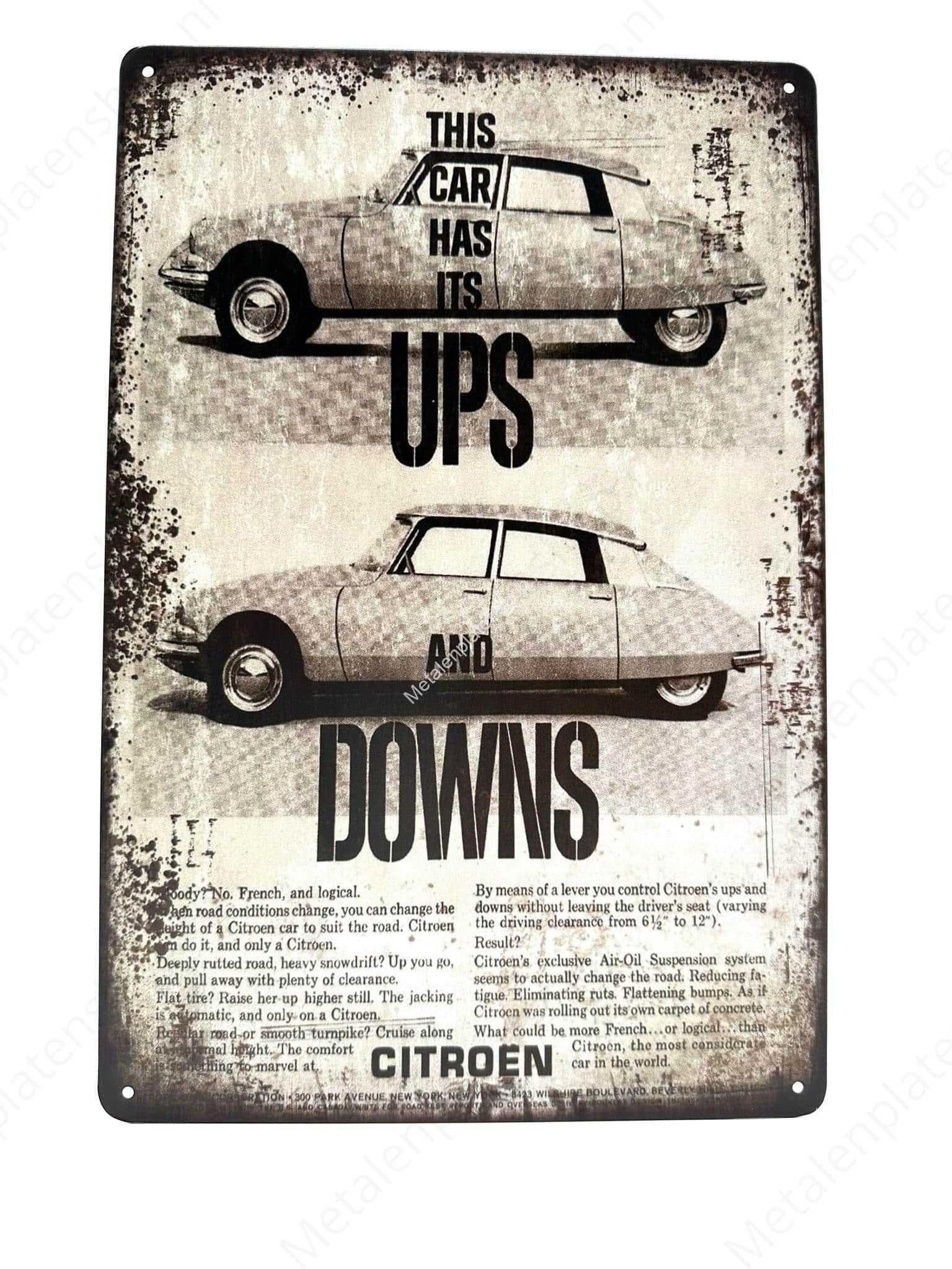 This car has its UPS and DOWNS - Citroen