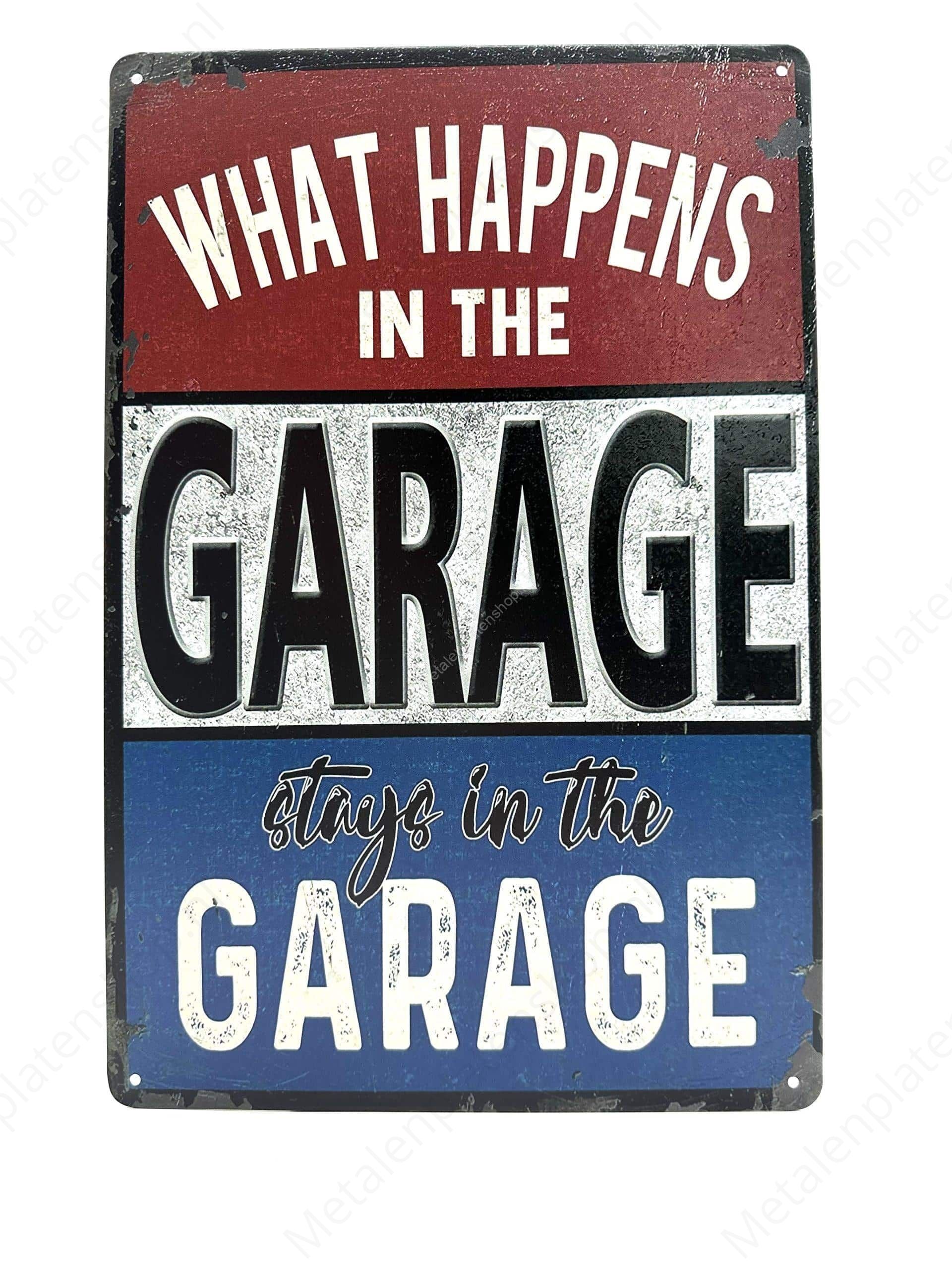 What happens in the Garage - Stays in the Garage - NL