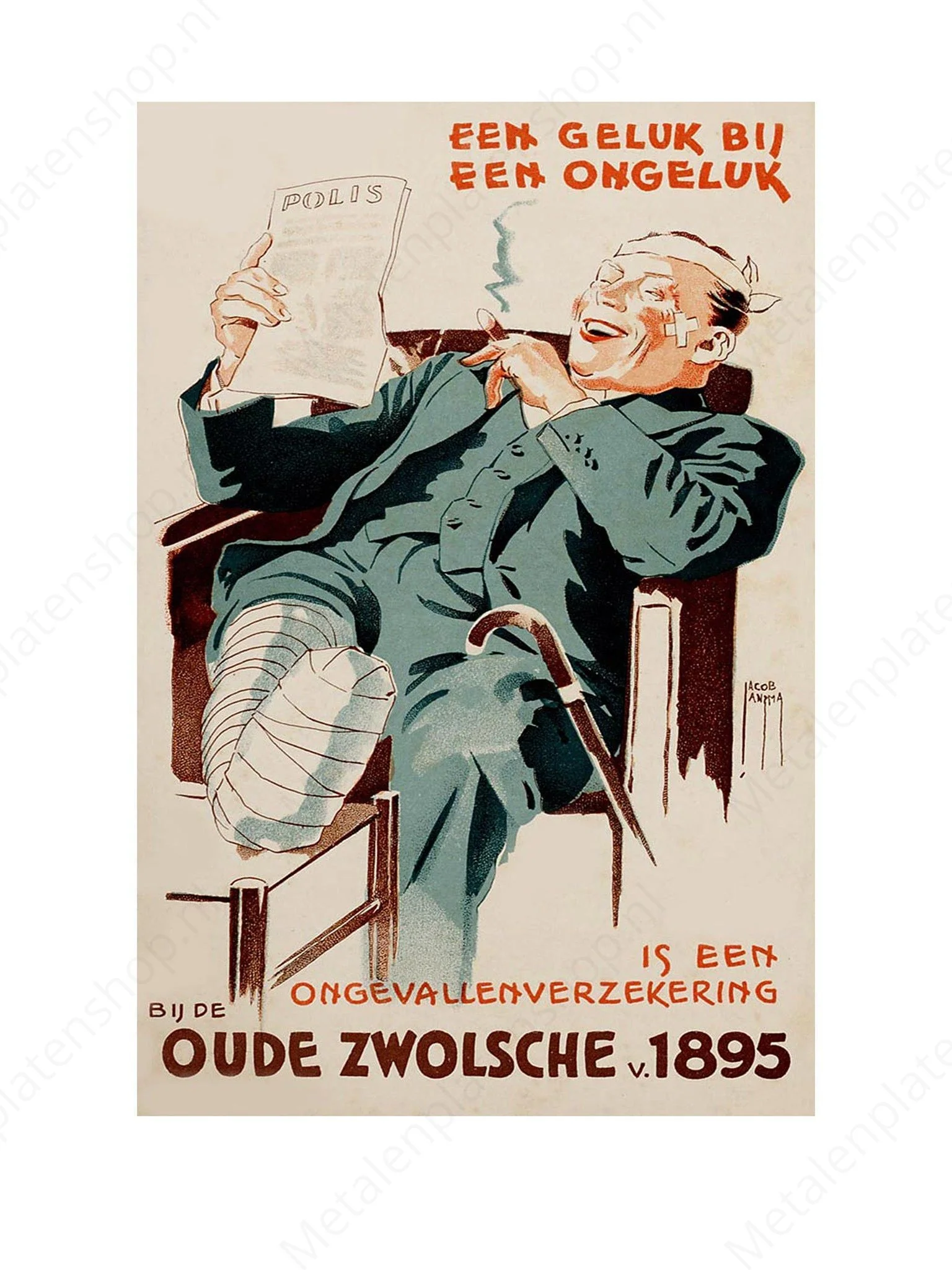 Een geluk bij een ongeluk - Ongevallenverzekering - Nostalgisch