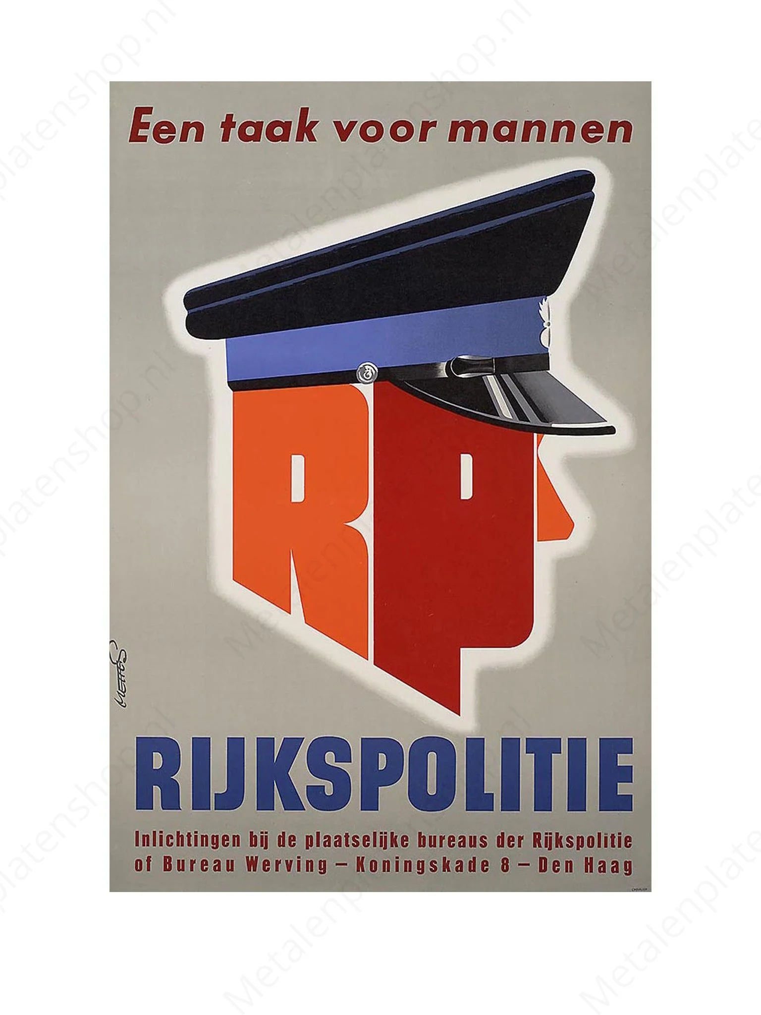 Een taak voor mannen - Rijkspolitie - Nostalgisch