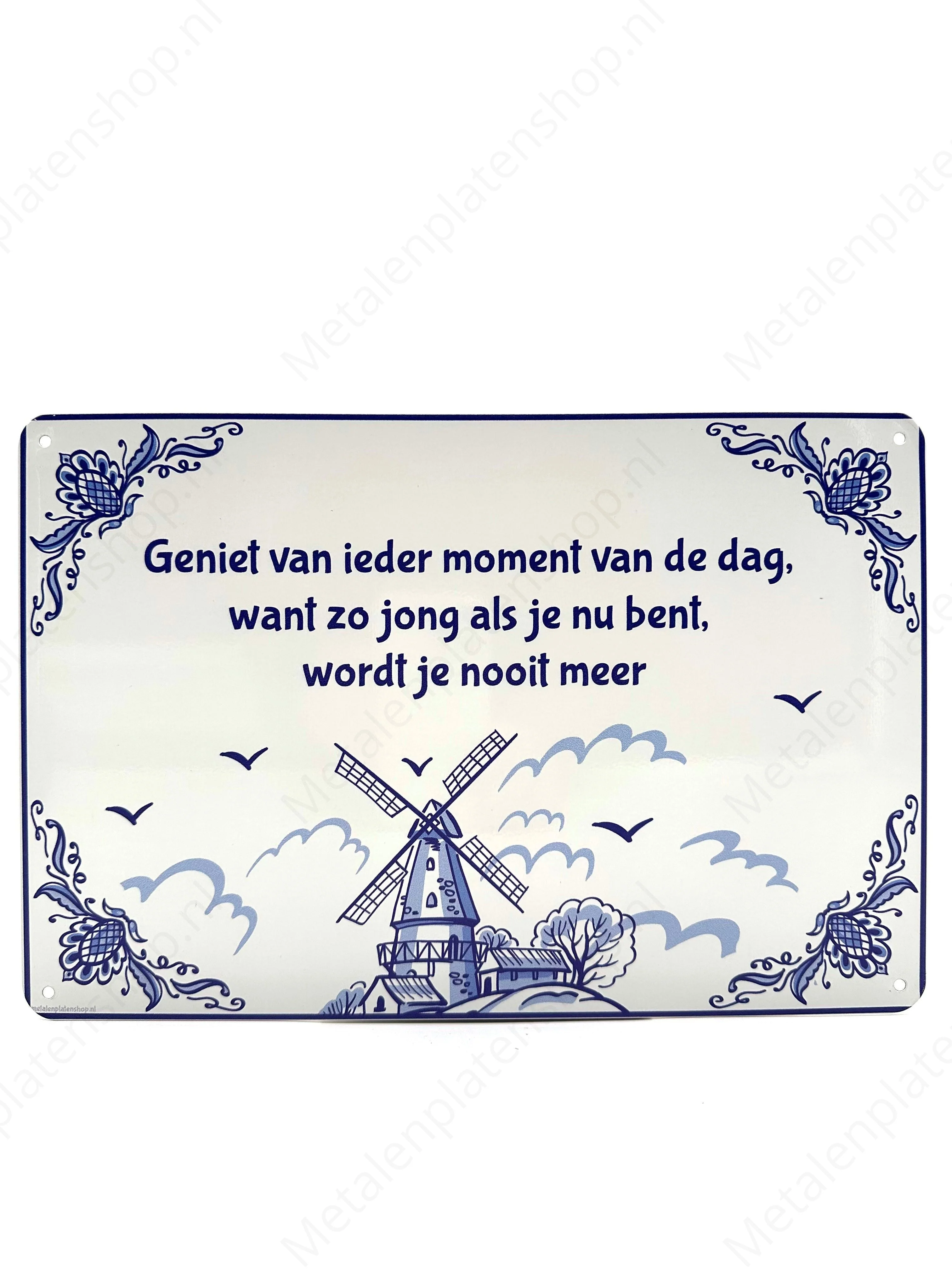 Geniet van ieder moment van de dag, want zo jong als je nu bent, wordt je nooit meer