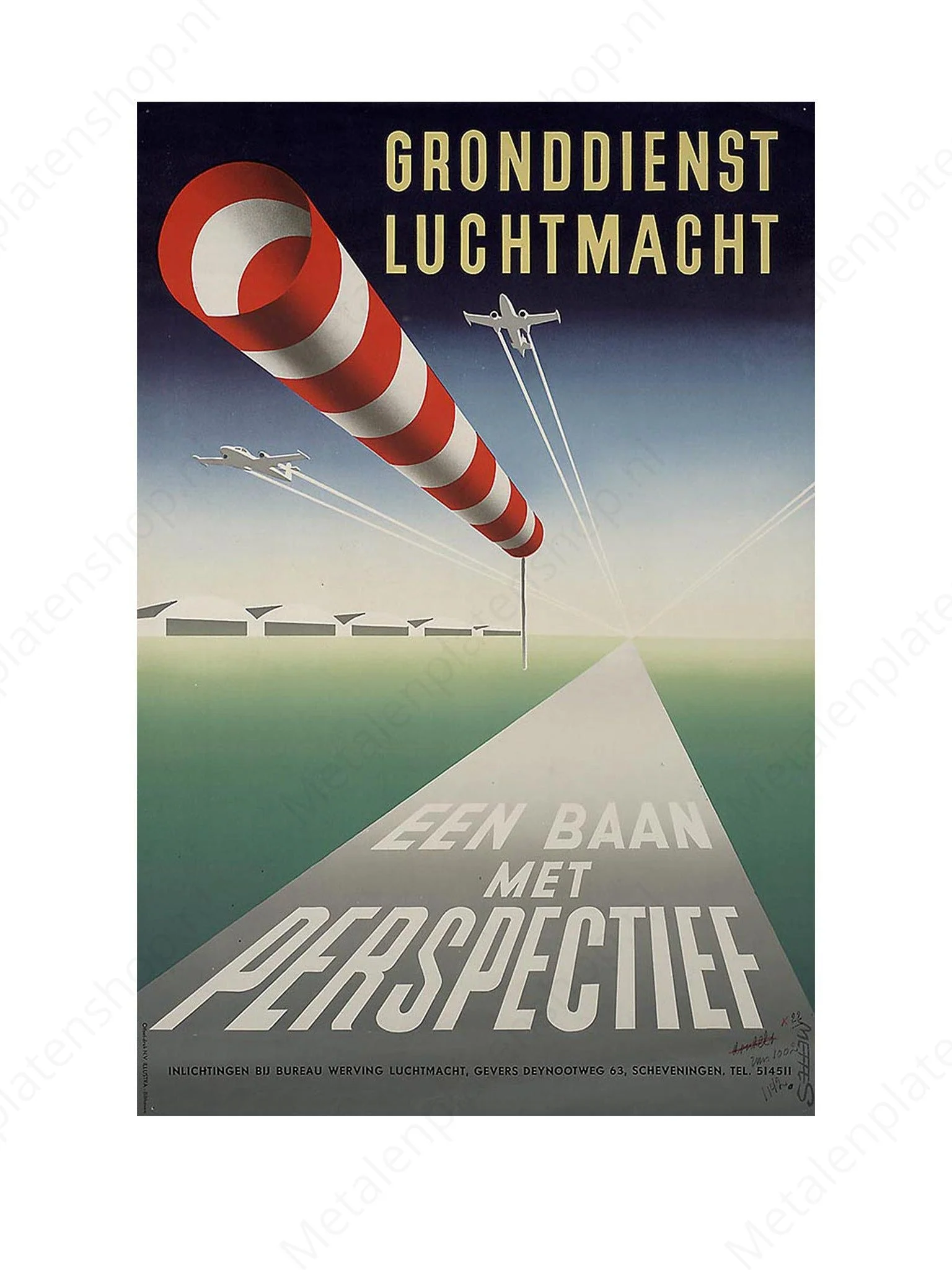 Gronddienst - Luchtmacht - Een baan met perspectief  - Nostalgisch