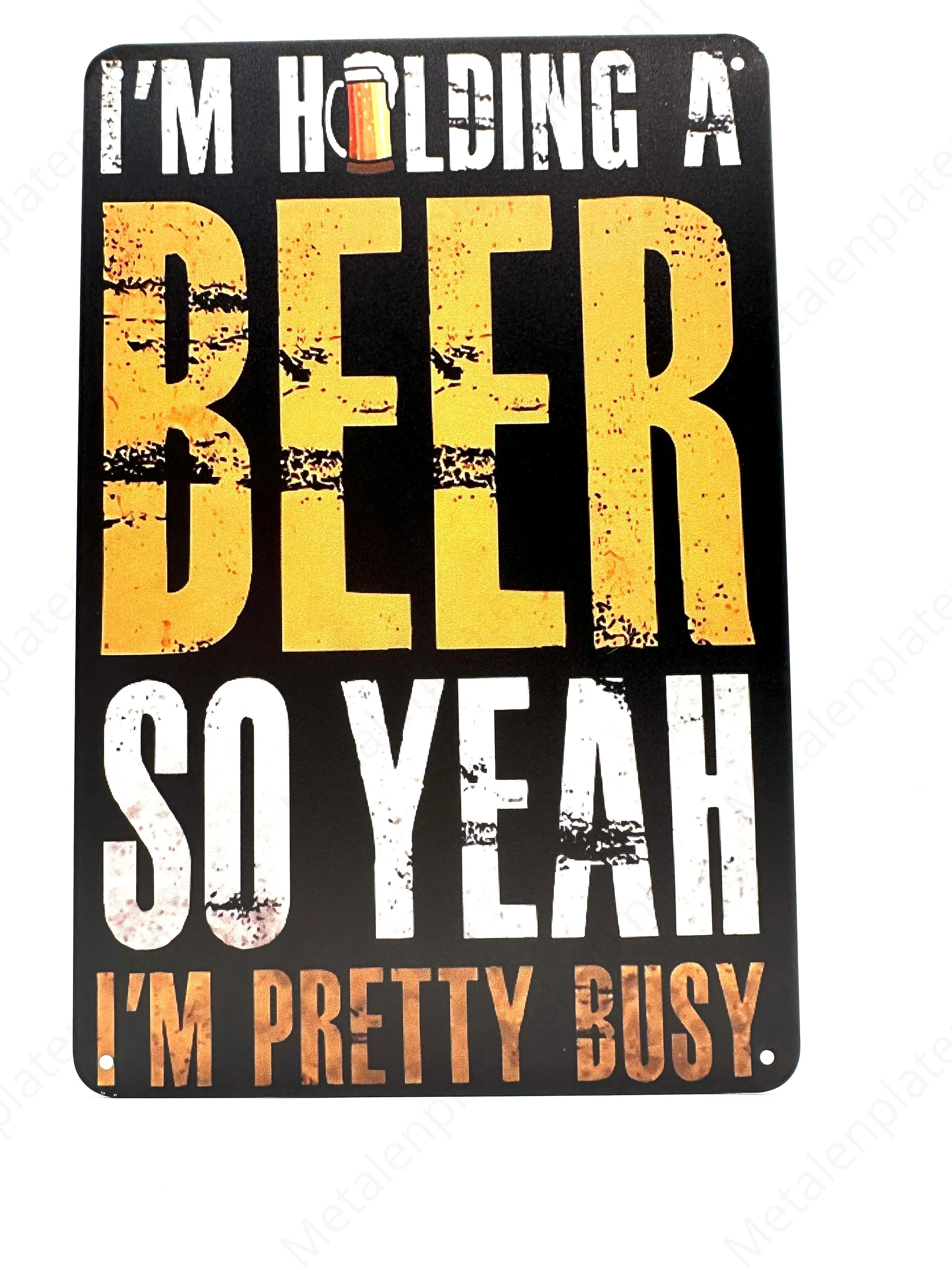 Im holding a beer so yeah im pretty busy
