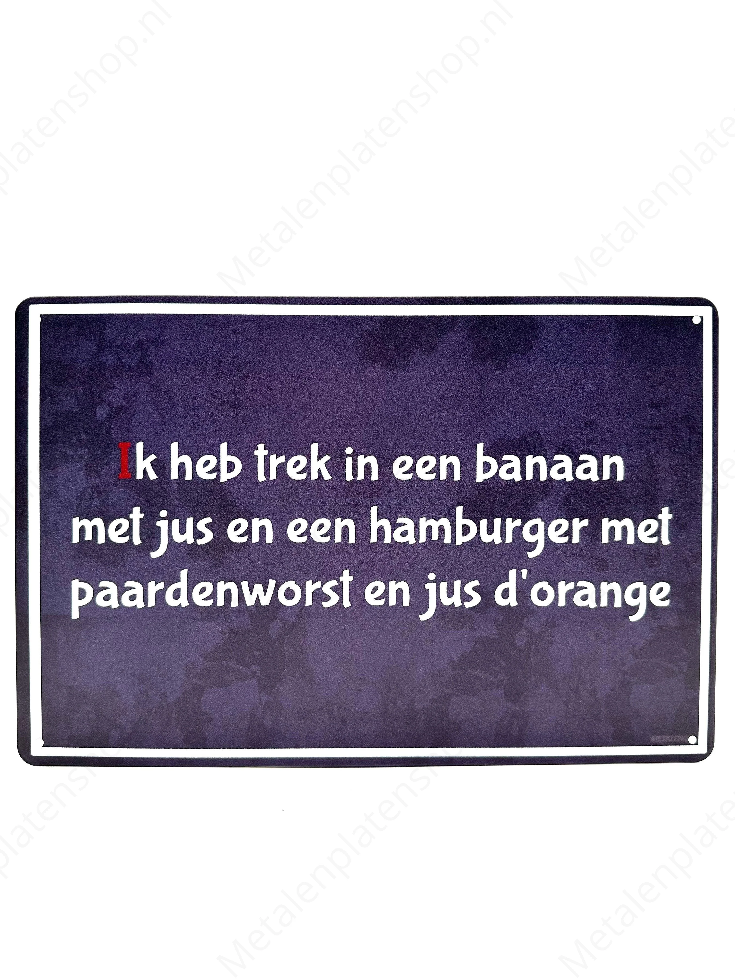 MasterMovies - Ik heb trek in een banaan met jus en een hamburger met paardenworst en jus d'orange