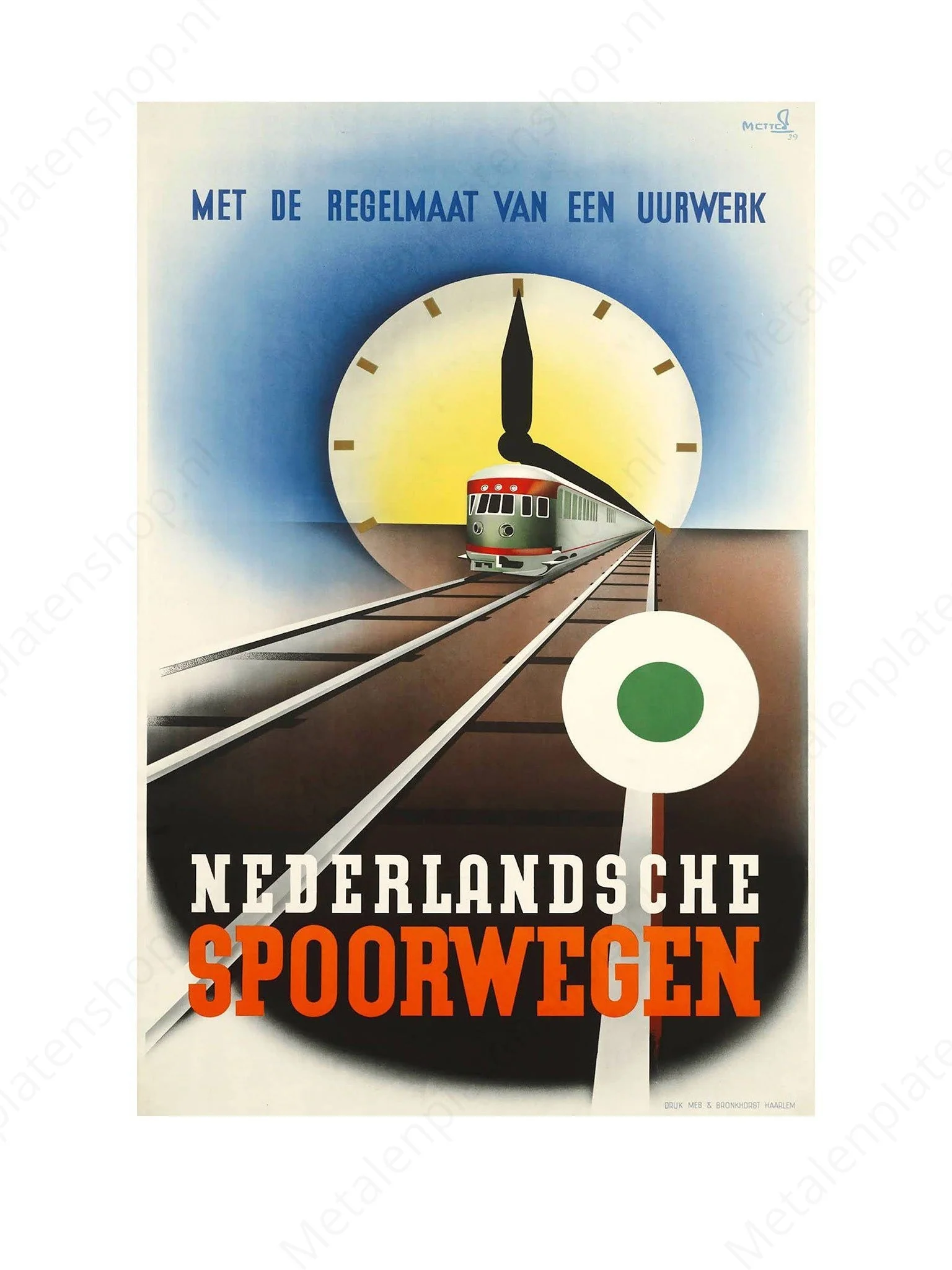 Met de regelmaat van een uurwerk - NS - Nostalgisch