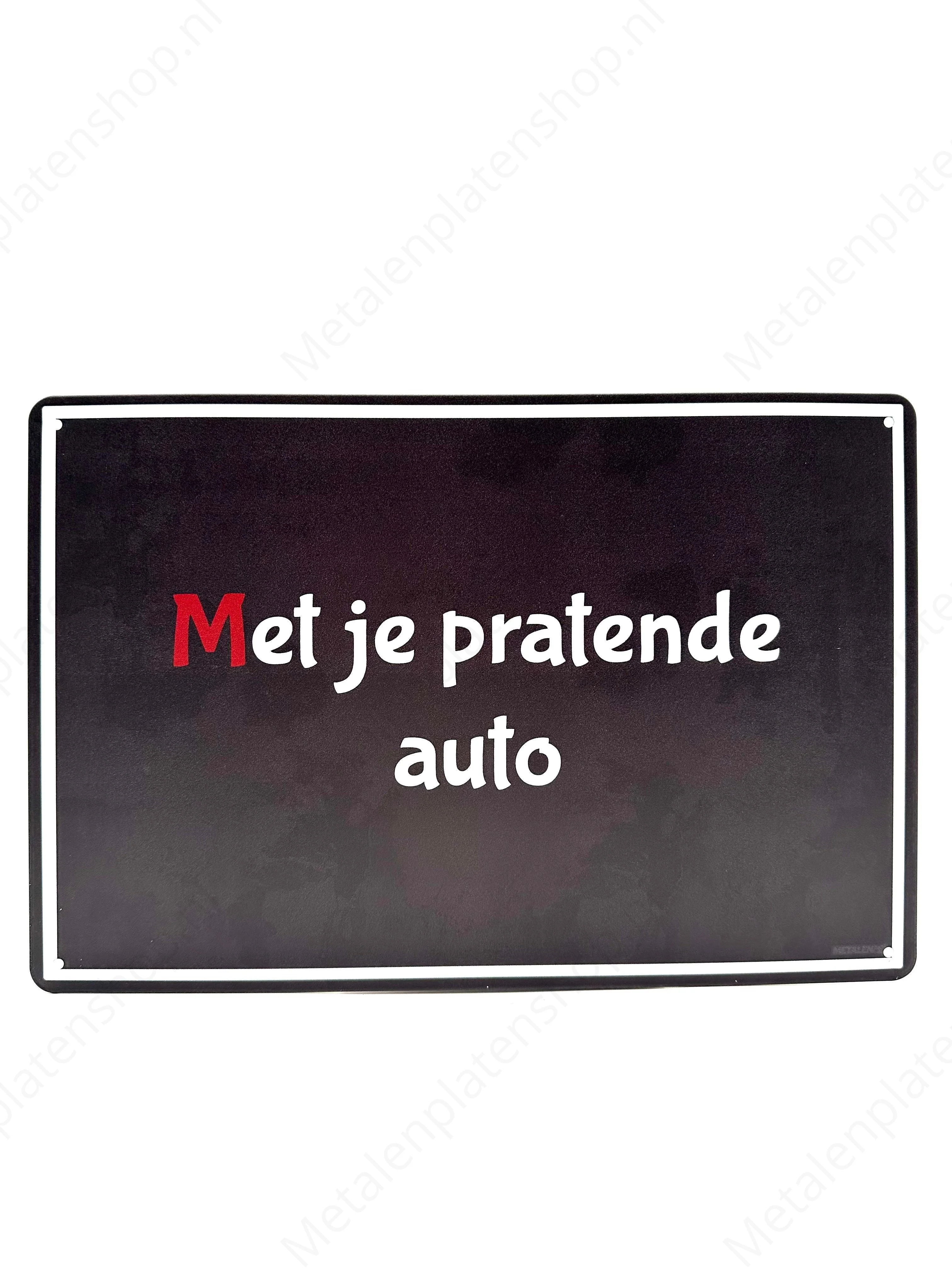 Met je pratende auto