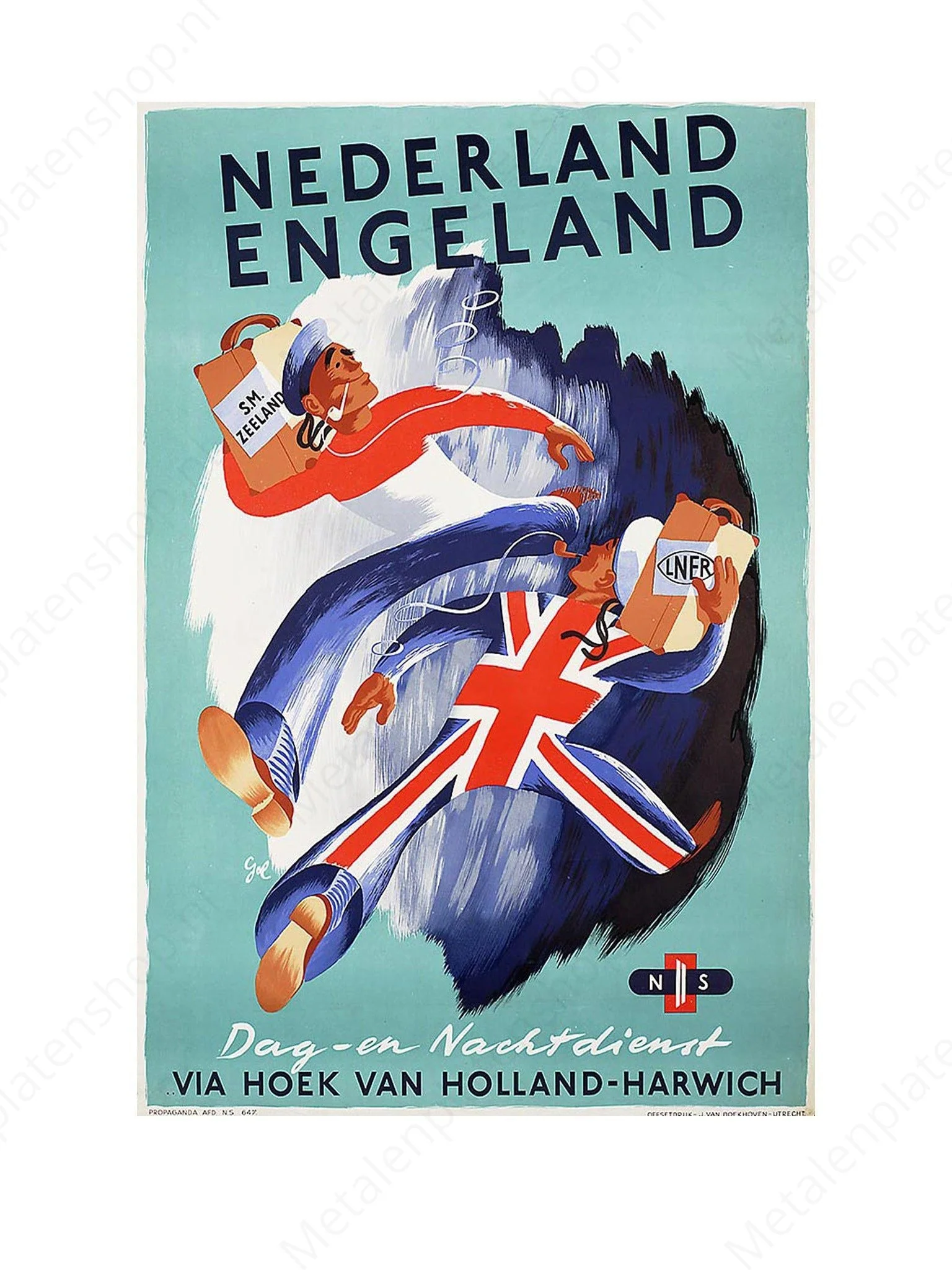 Nederland Engeland - Dag-en nachtdienst - Nostalgisch