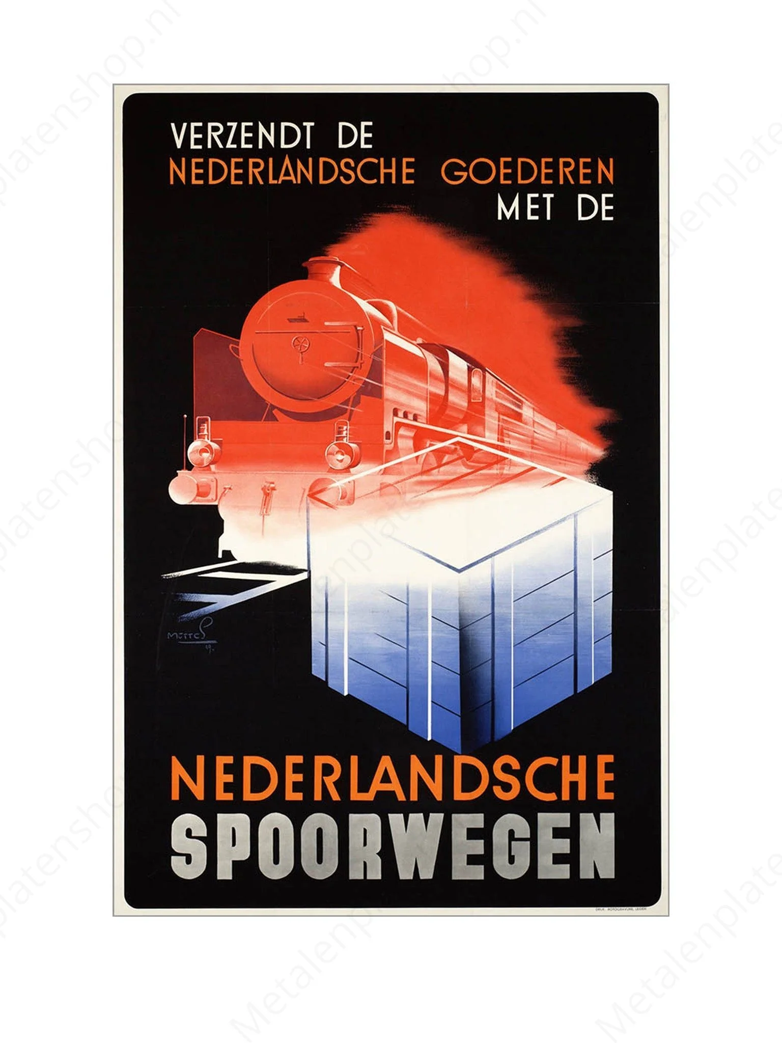 Verzendt de Nederlandsche goederen met de NS - Nostalgisch