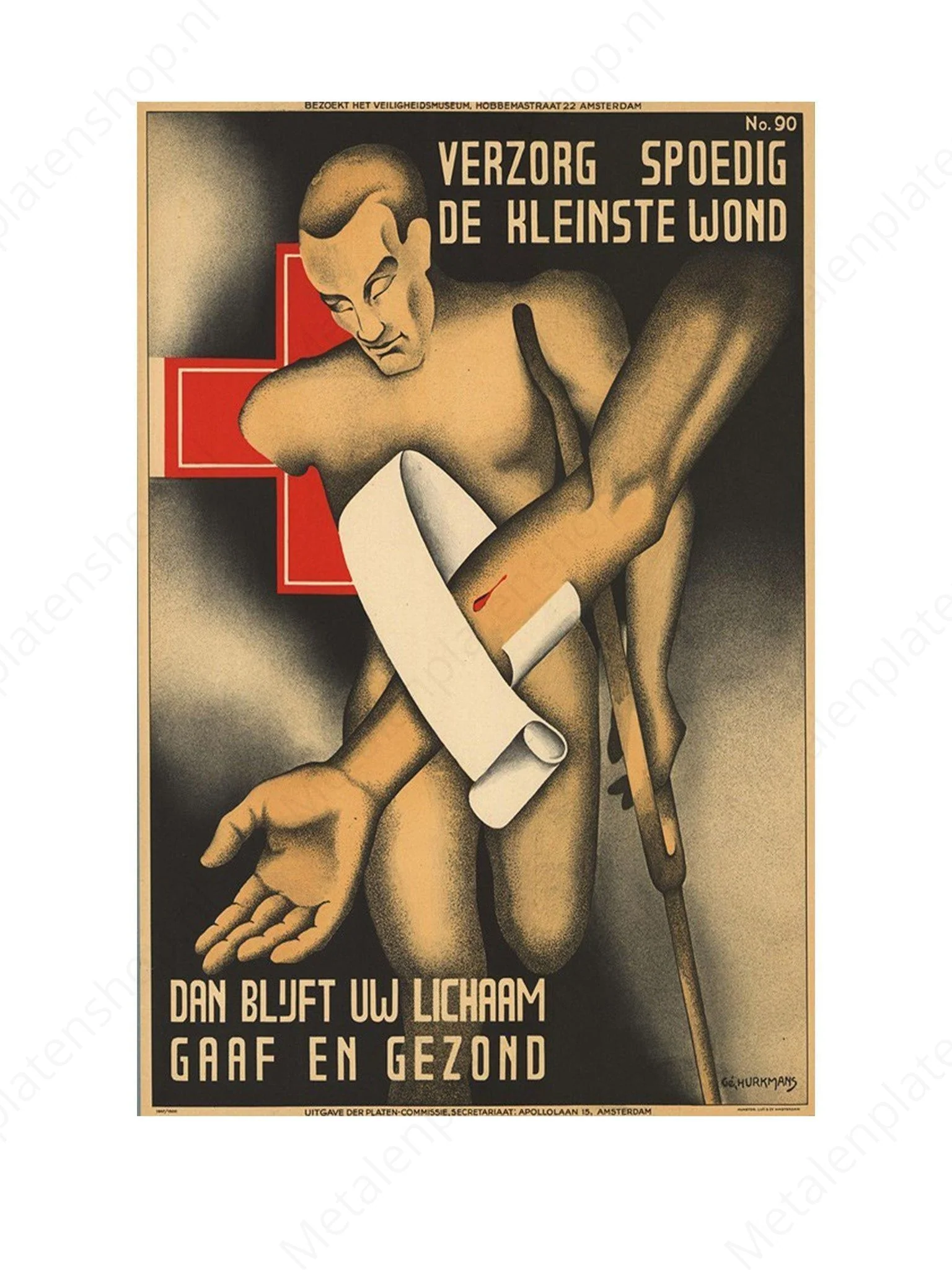 Verzorg spoedig de kleinste wond - Nostalgisch