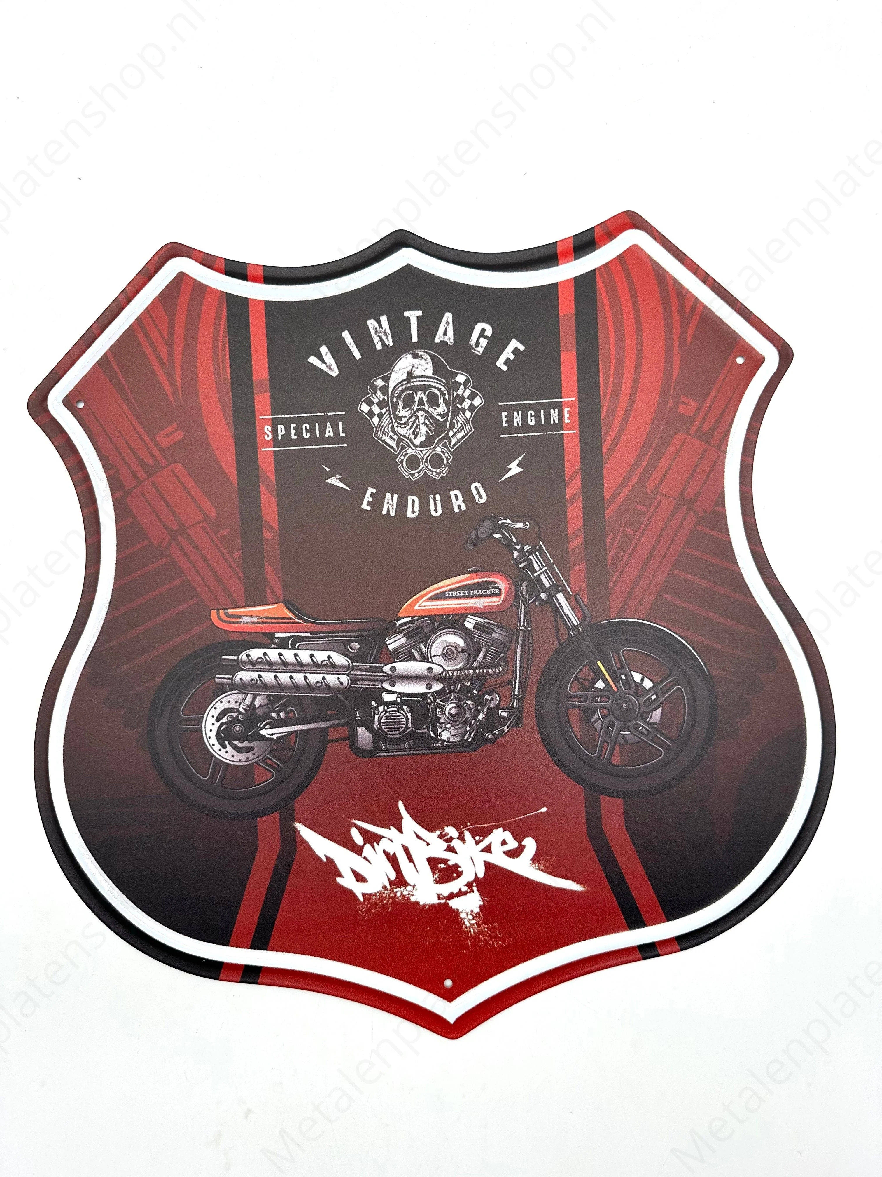 Vintage Special Engine Enduro - Route 66 Style Bord