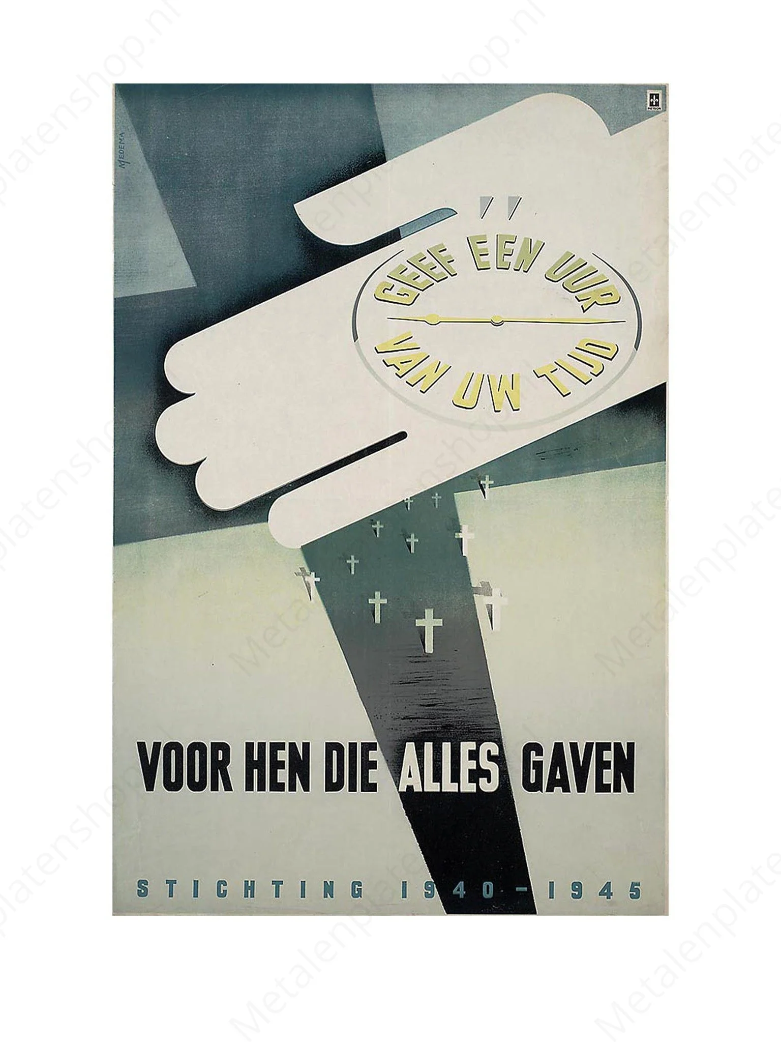 Voor hen die alles gaven - Geef een uur van uw tijd - Nostalgisch