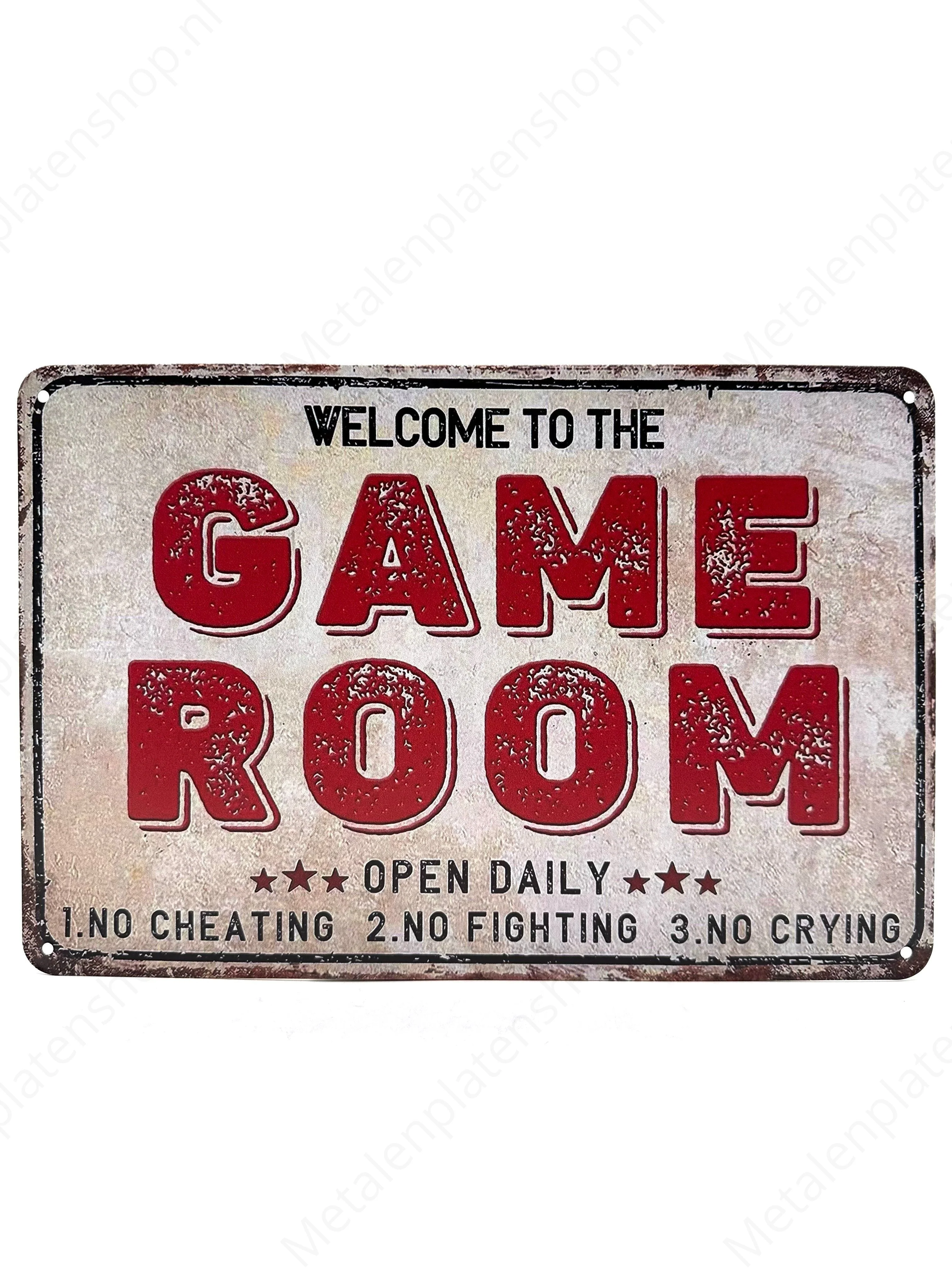 Welcome to the Game Room - Open Daily