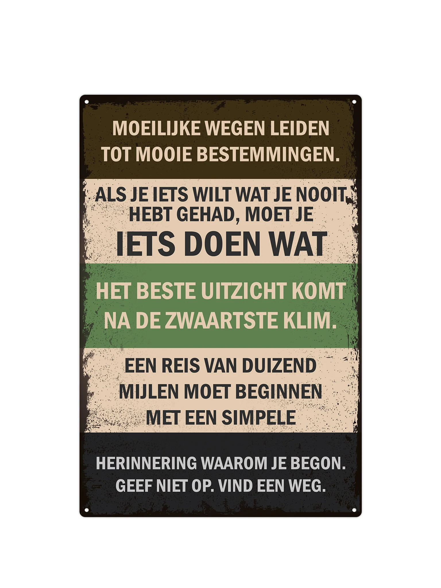Moeilijke wegen leiden tot mooie bestemmingen